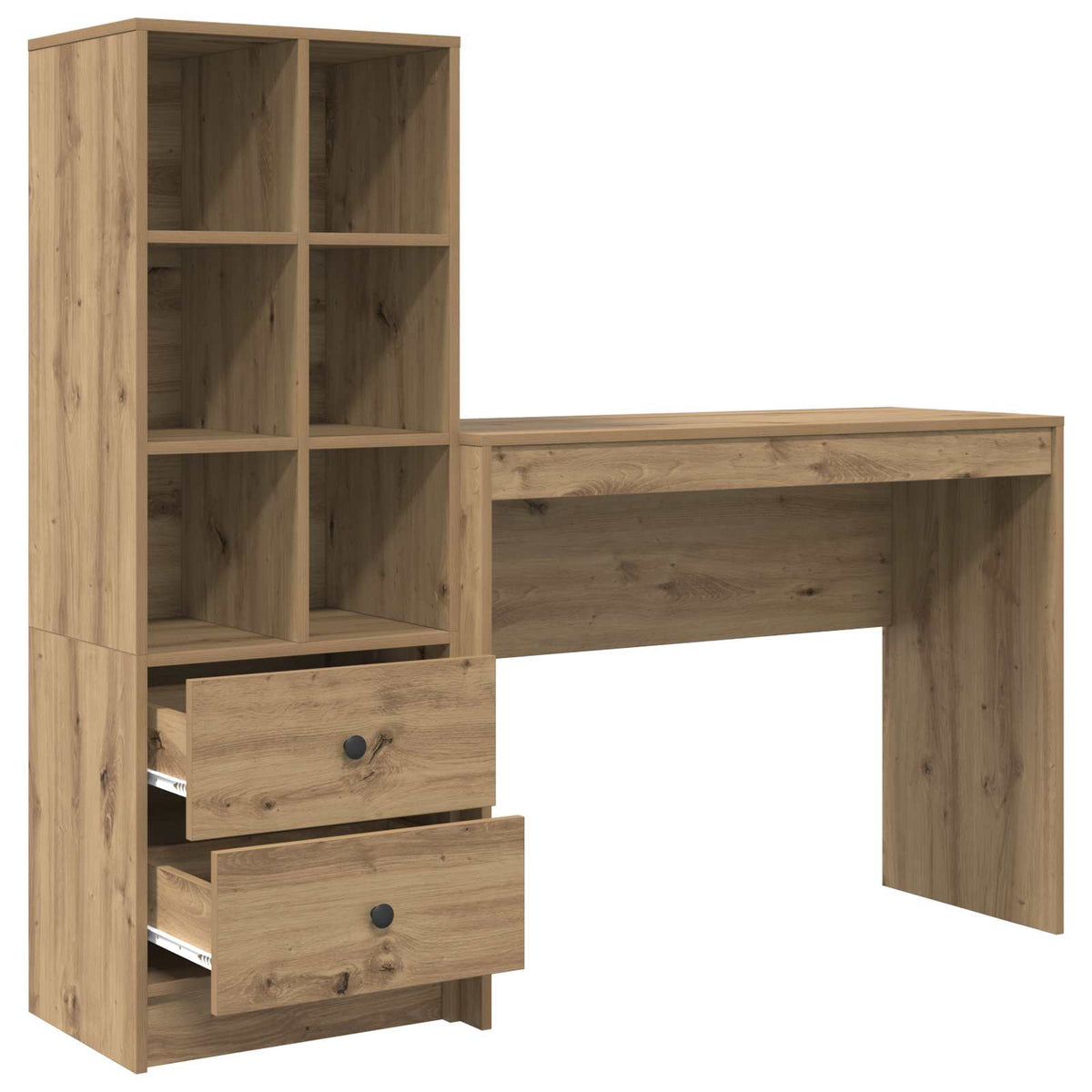 Bord Artisan Egetræ 145,5 x 40 x 127 cm 2 stk.