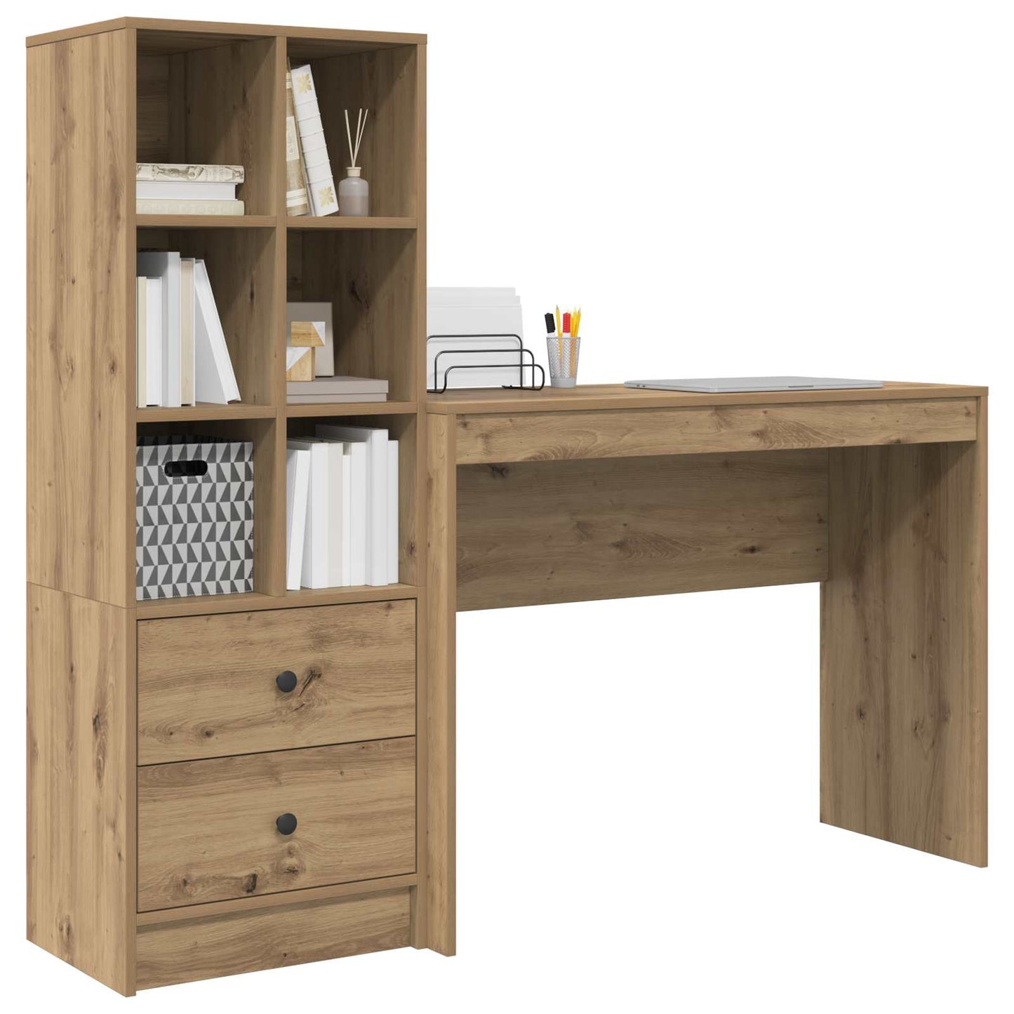 Bord Artisan Egetræ 145,5 x 40 x 127 cm 2 stk.