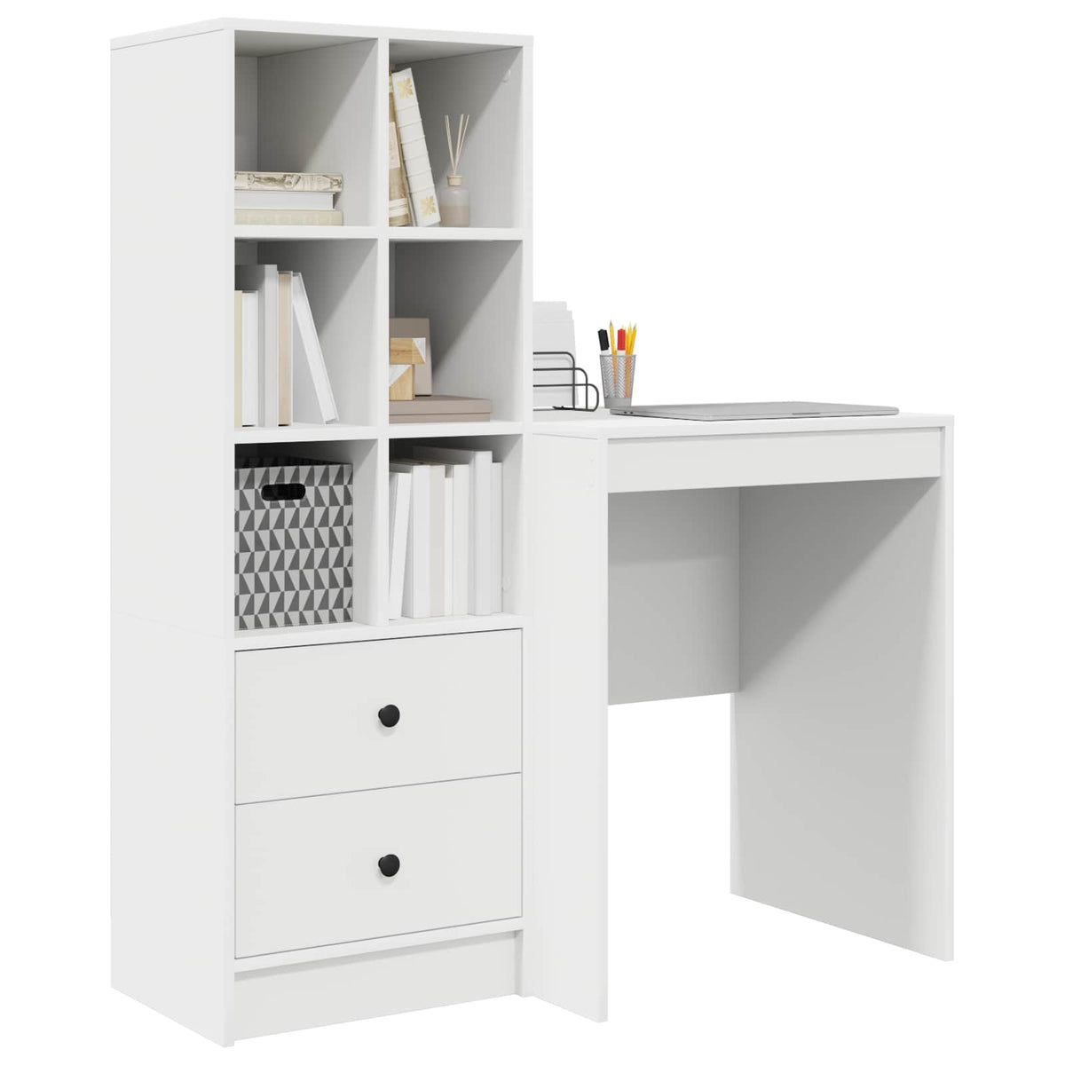 Bord Hvid 145,5 x 40 x 127 cm 2 stk.