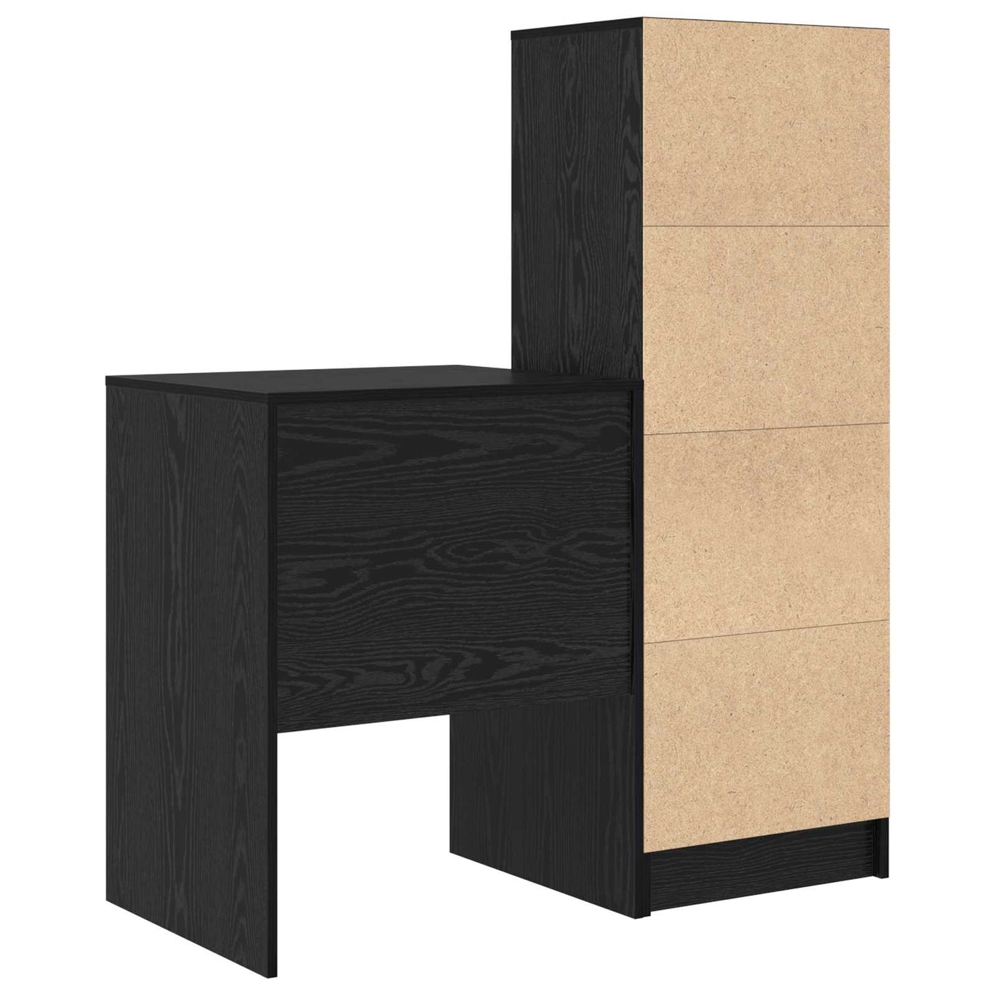 Bord Sort eg 105,5 x 50 x 127 cm 2 stk.