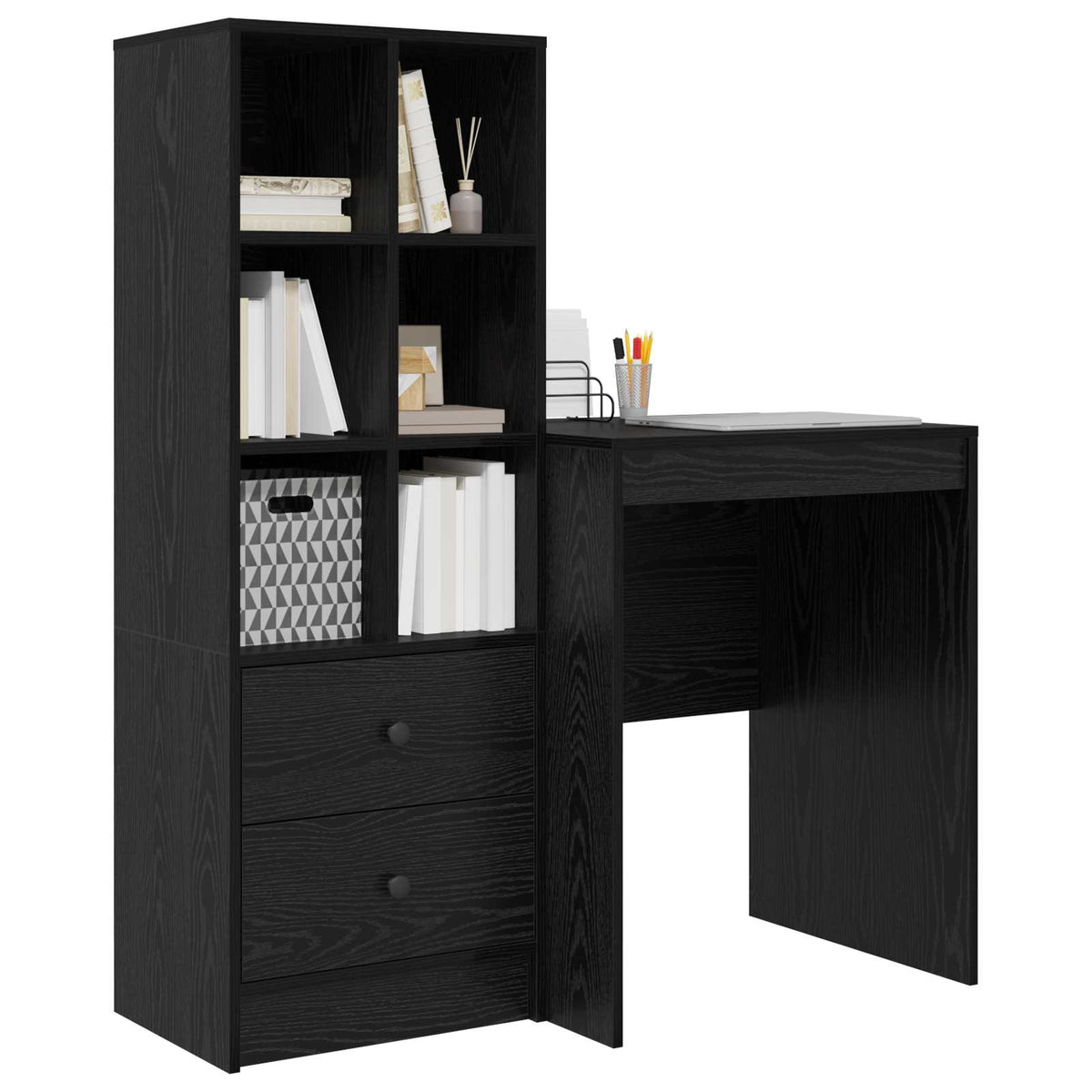 Bord Sort eg 105,5 x 50 x 127 cm 2 stk.