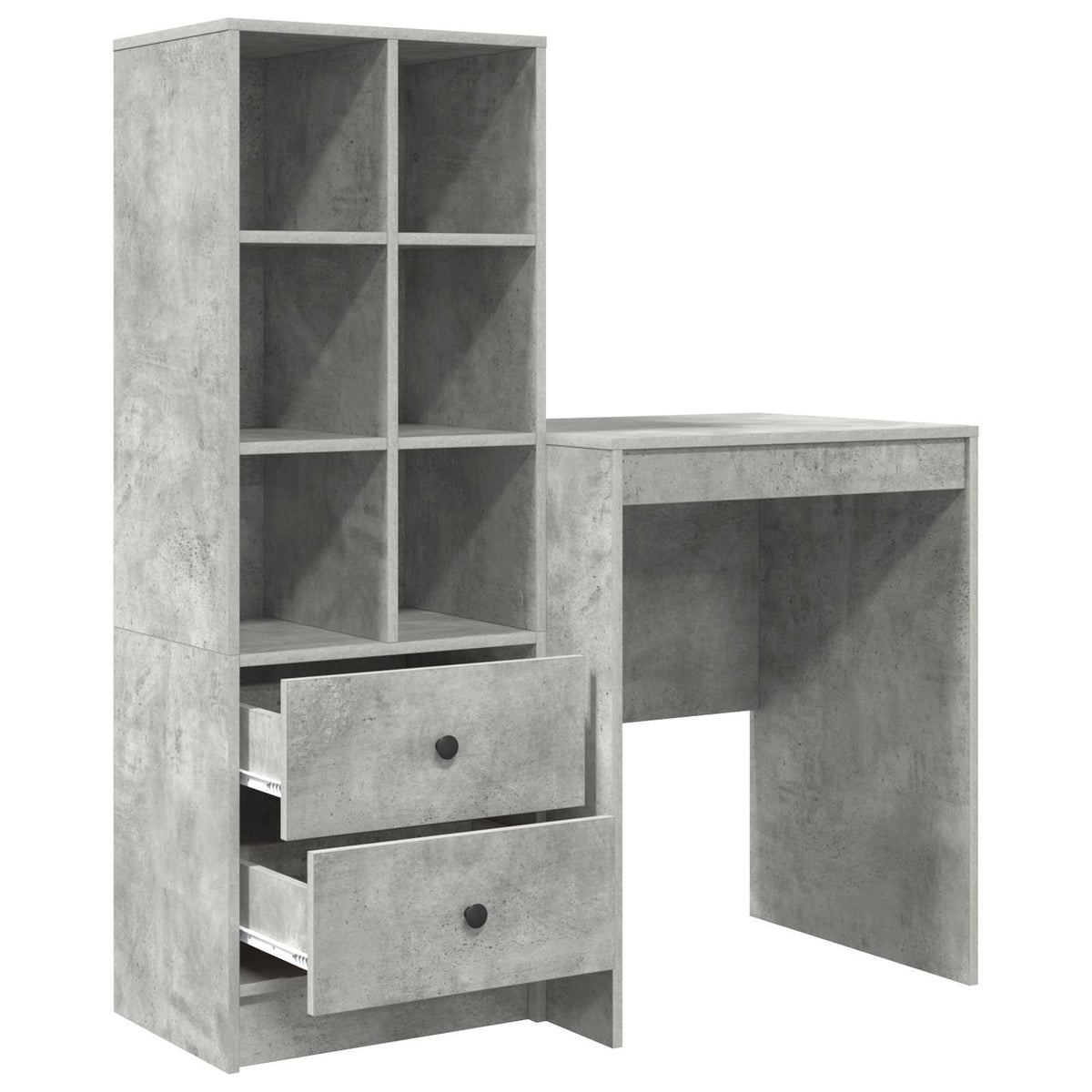 Bord Beton Grå 105,5 x 50 x 127 cm 2 stk.