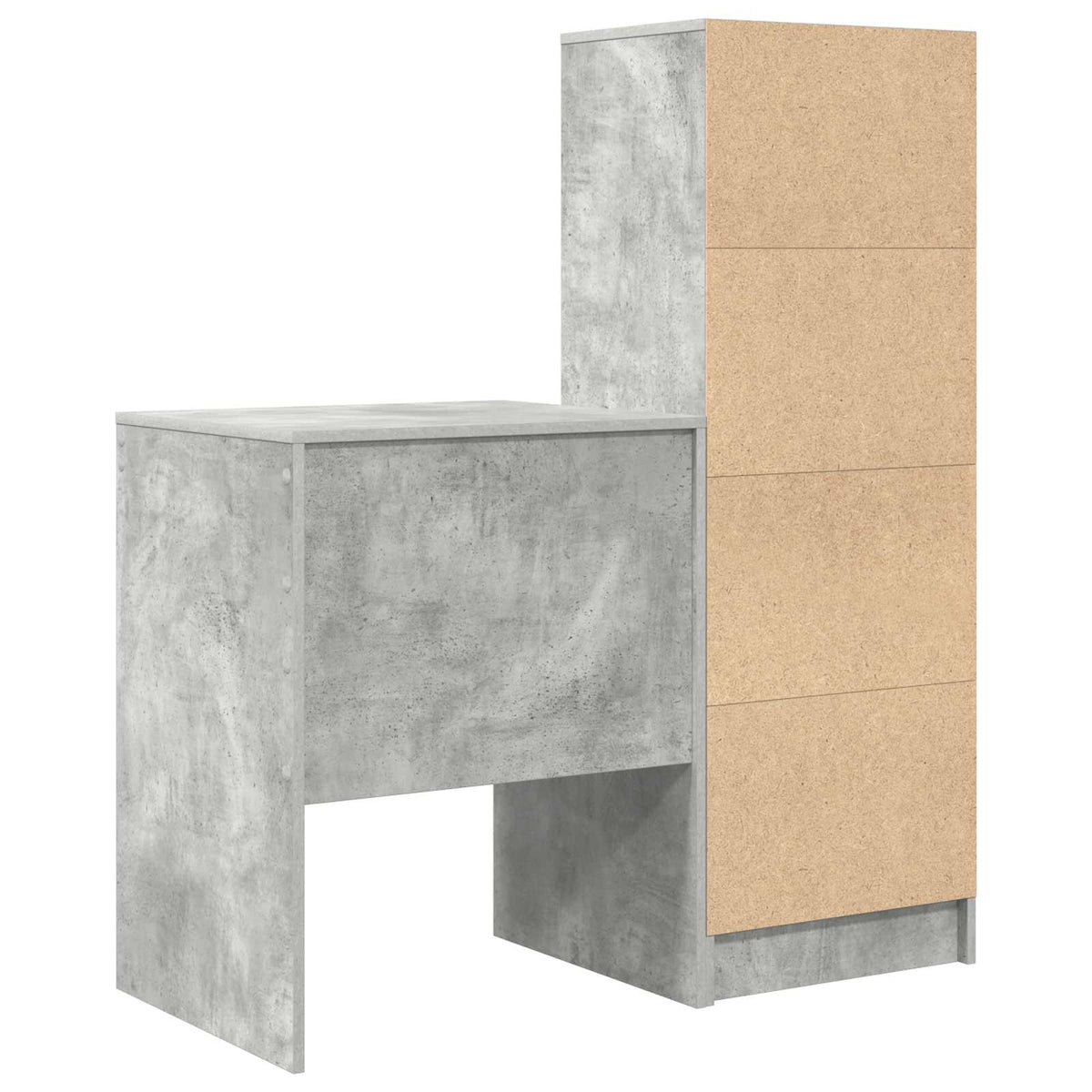 Bord Beton Grå 105,5 x 50 x 127 cm 2 stk.