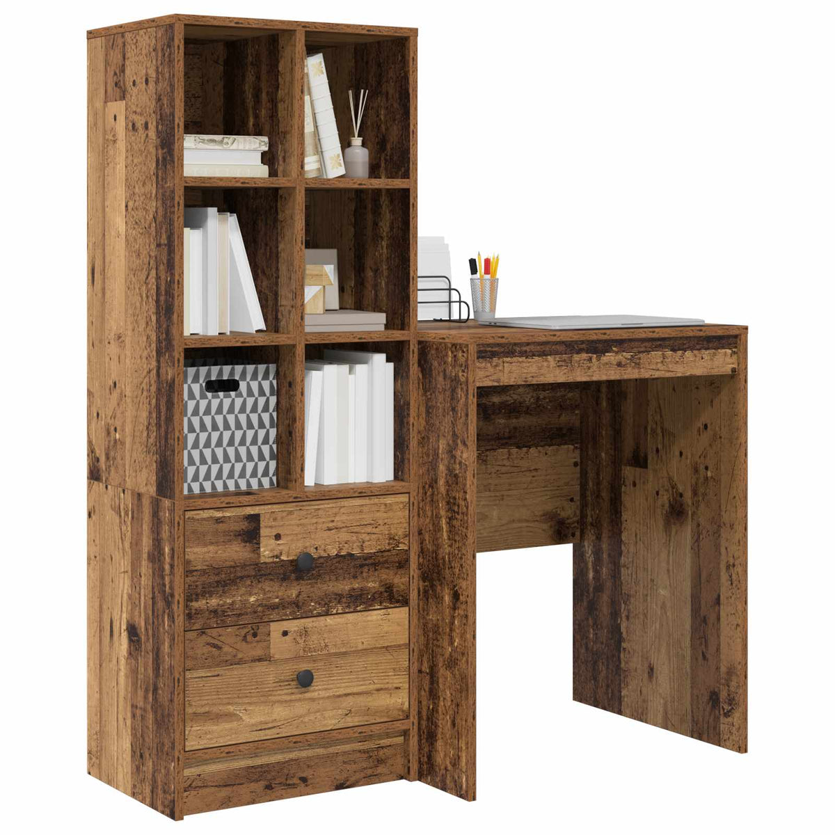 Bord Gammelt træ 105,5 x 50 x 127 cm 2 stk.