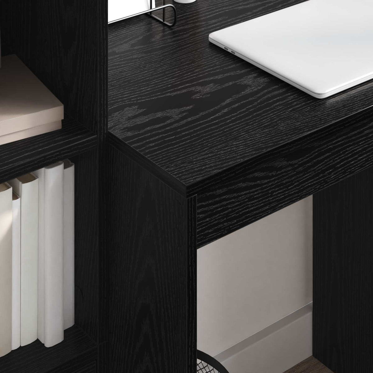 Bord Sort eg 115,5 x 50 x 127 cm 2 stk.