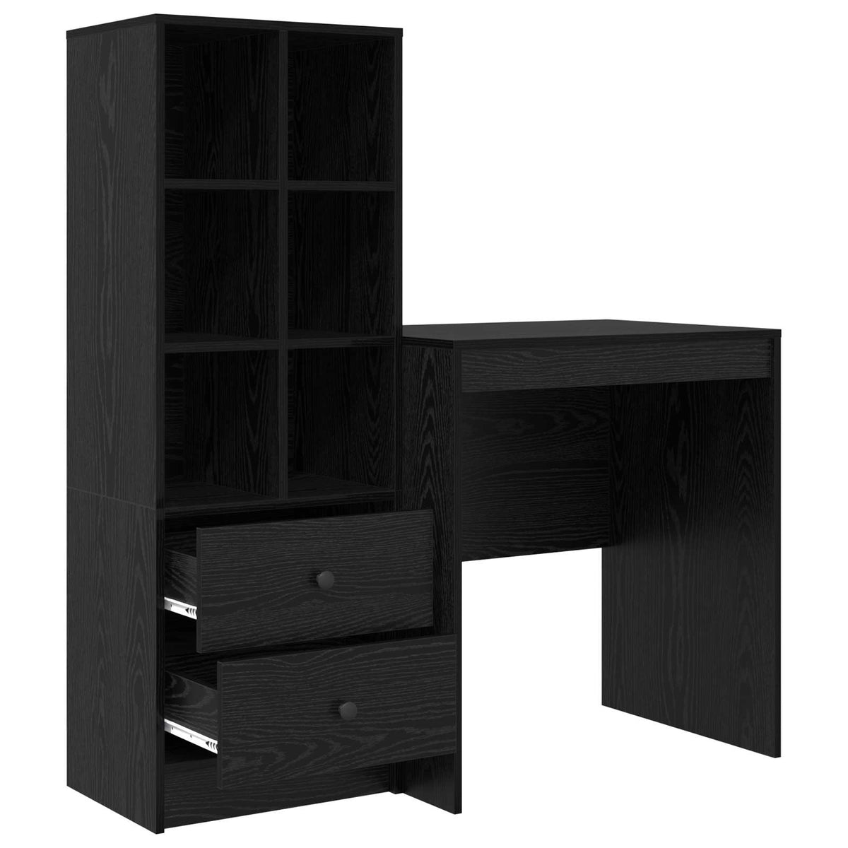 Bord Sort eg 115,5 x 50 x 127 cm 2 stk.