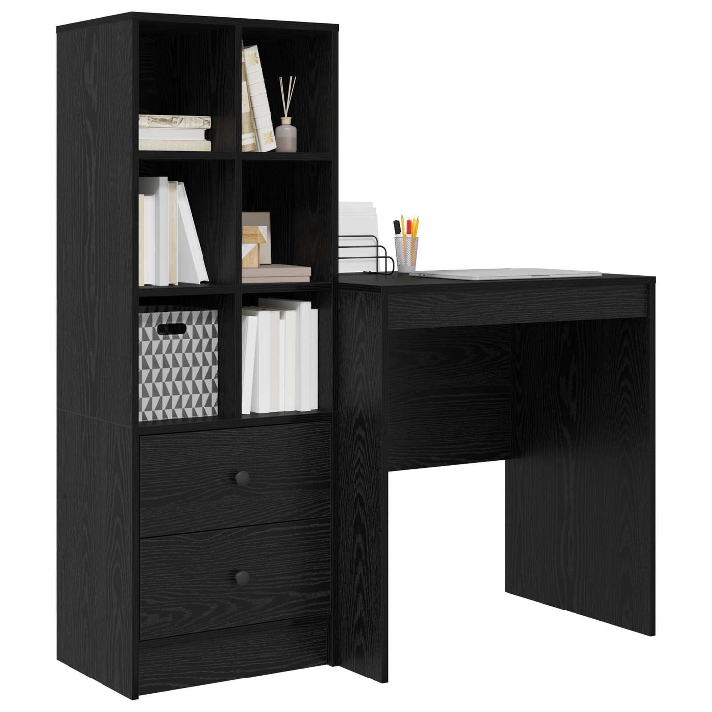 Bord Sort eg 115,5 x 50 x 127 cm 2 stk.