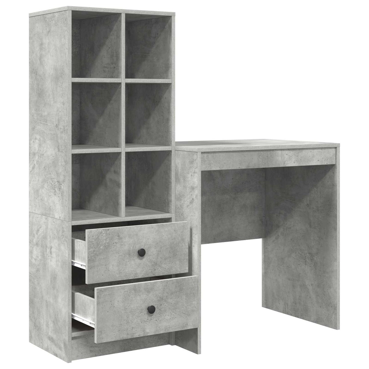 Bord Beton Grå 115,5 x 50 x 127 cm 2 stk.