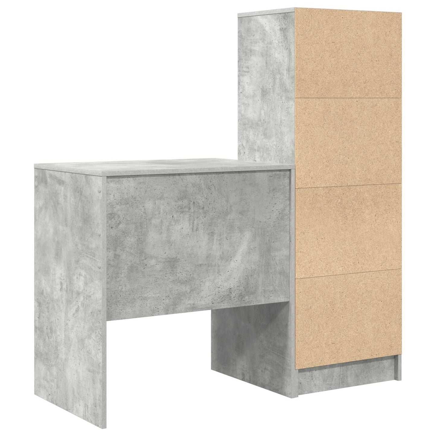 Bord Beton Grå 115,5 x 50 x 127 cm 2 stk.