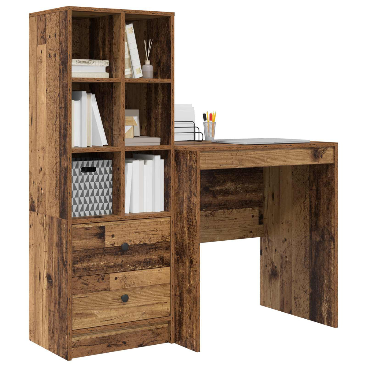 Bord Gammelt træ 115,5 x 50 x 127 cm 2 stk.
