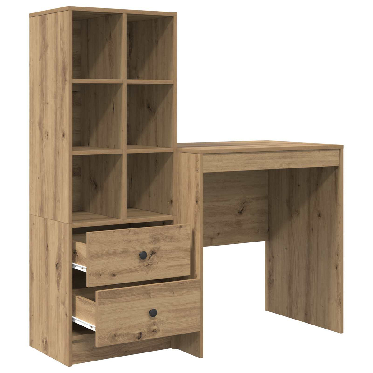 Bord Artisan Egetræ 115,5 x 50 x 127 cm 2 stk.