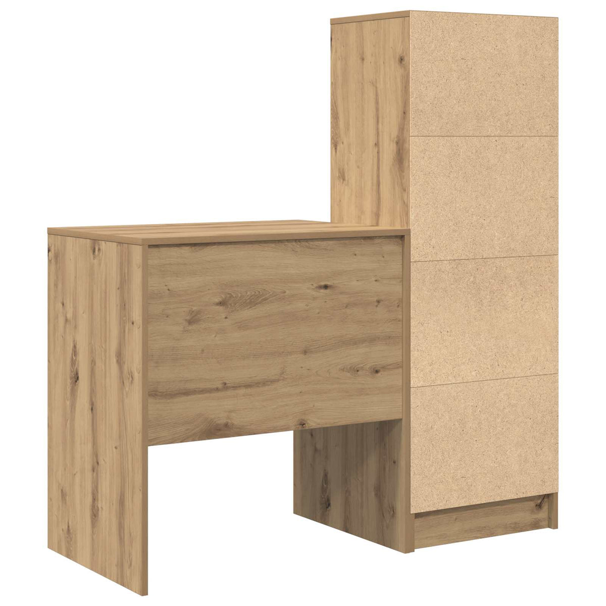 Bord Artisan Egetræ 115,5 x 50 x 127 cm 2 stk.