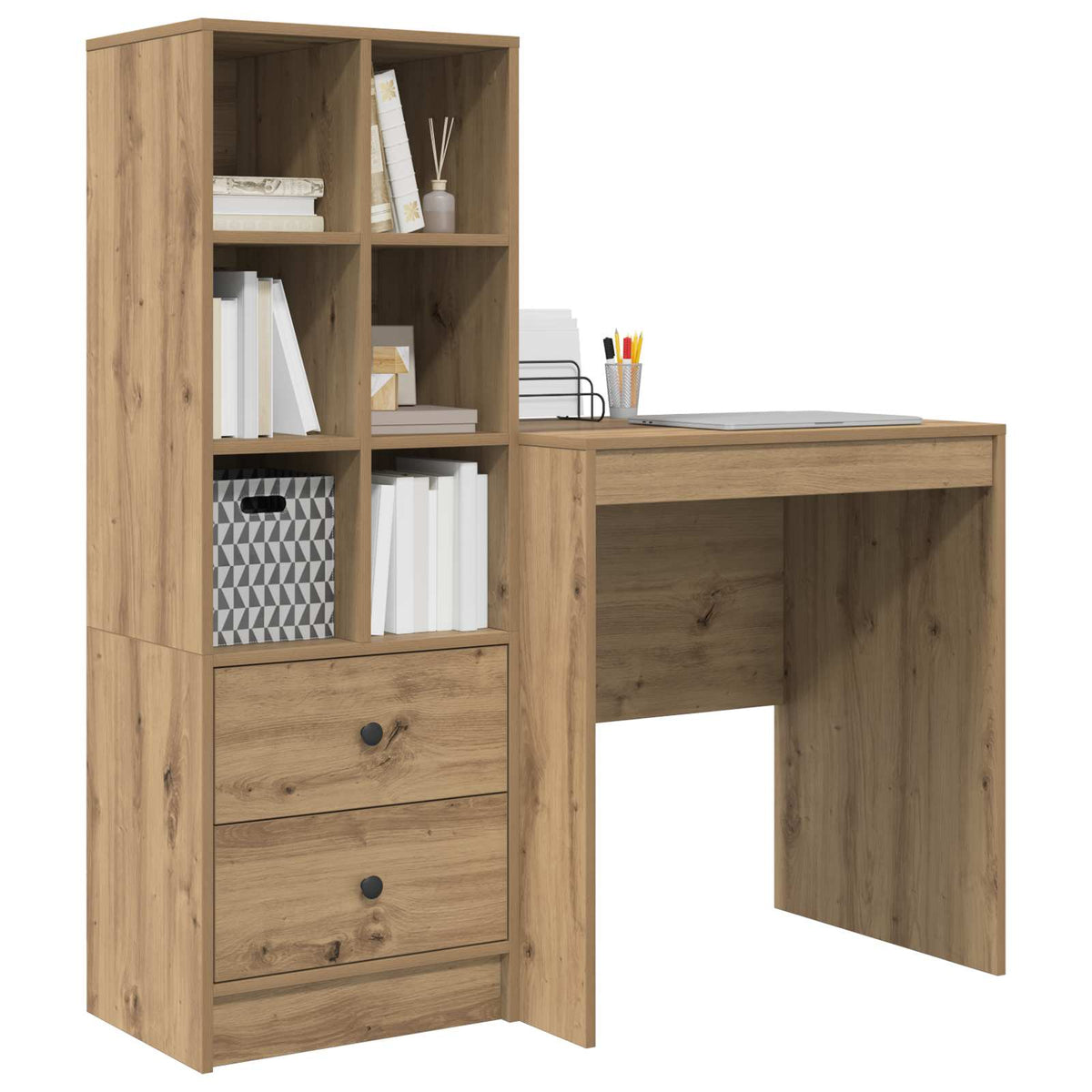 Bord Artisan Egetræ 115,5 x 50 x 127 cm 2 stk.