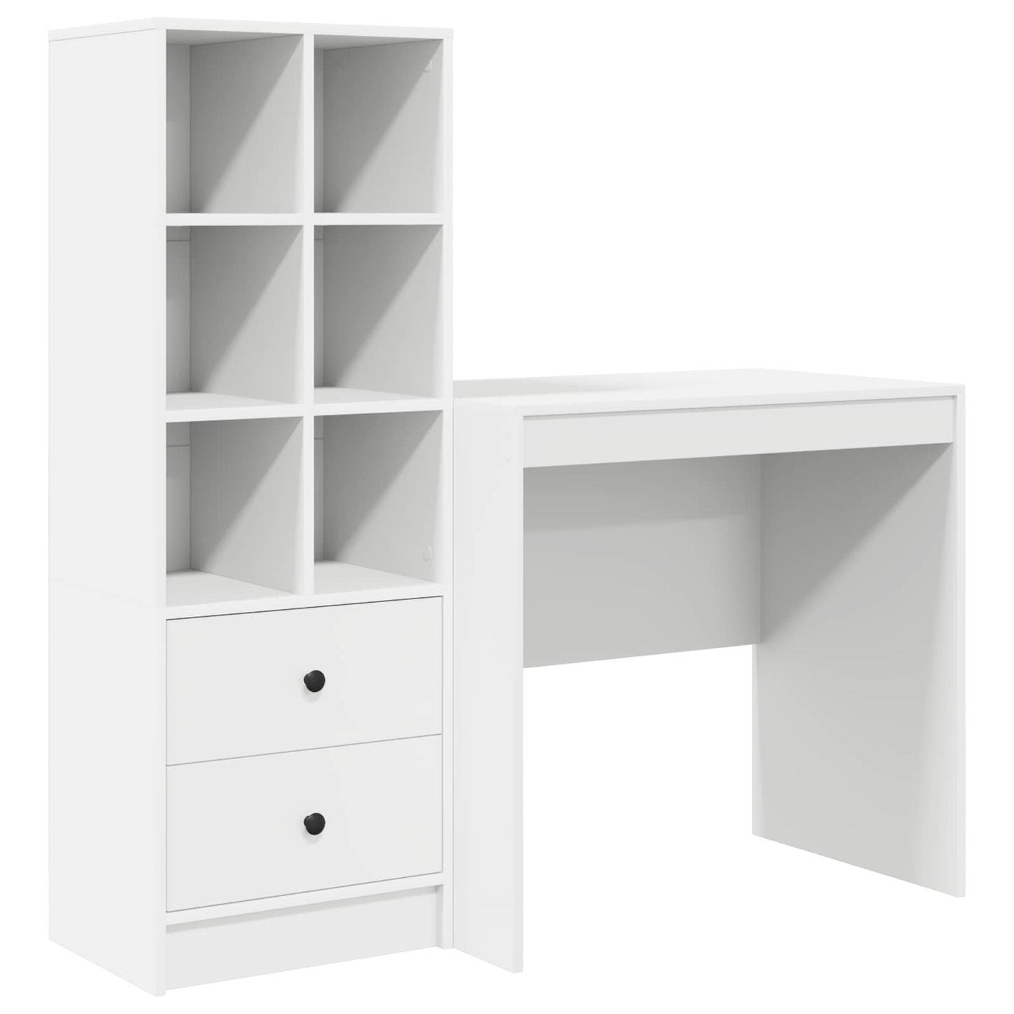 Bord Hvid 125,5 x 50 x 127 cm 2 stk.