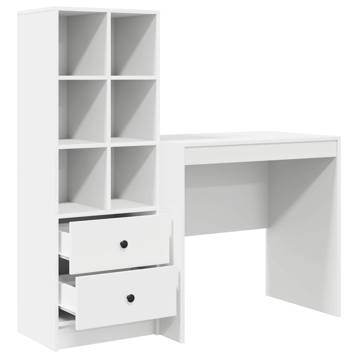 Bord Hvid 125,5 x 50 x 127 cm 2 stk.