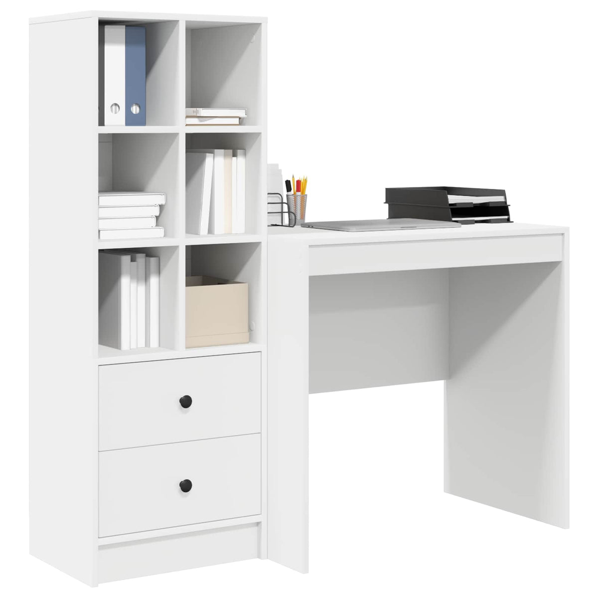 Bord Hvid 125,5 x 50 x 127 cm 2 stk.