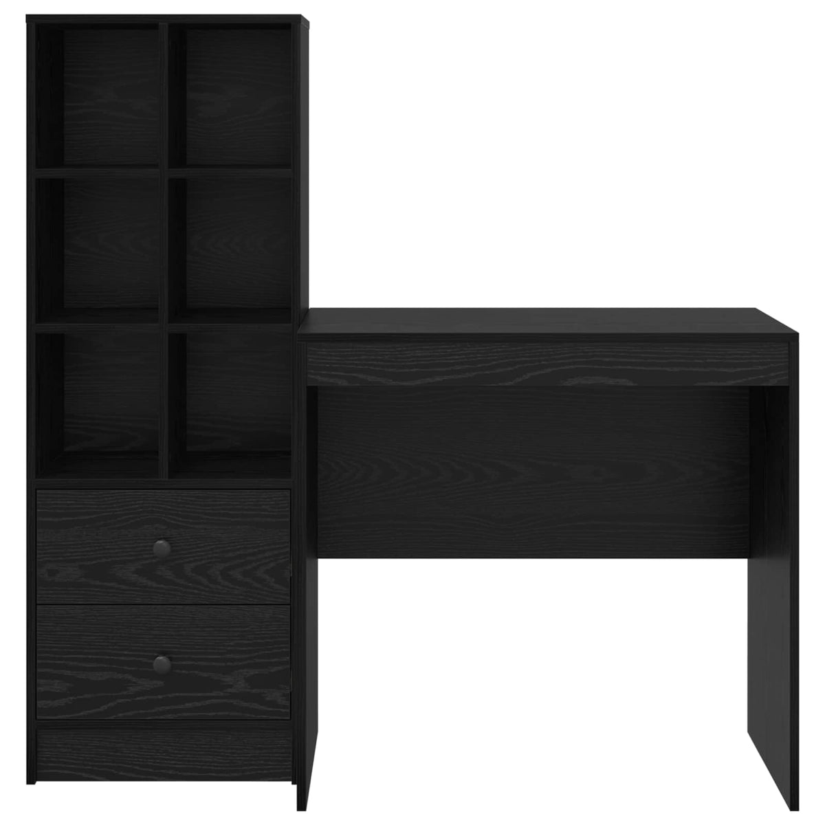 Bord Sort eg 125,5 x 50 x 127 cm 2 stk.