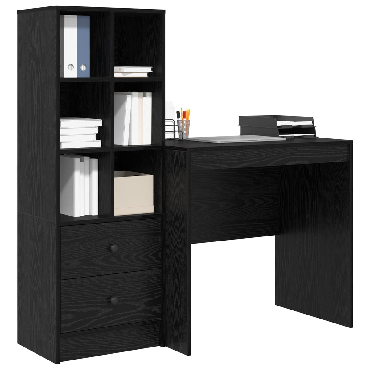 Bord Sort eg 125,5 x 50 x 127 cm 2 stk.
