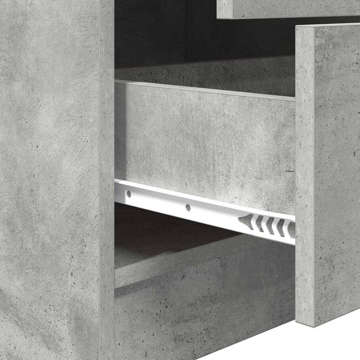 Bord Beton Grå 125,5 x 50 x 127 cm 2 stk.