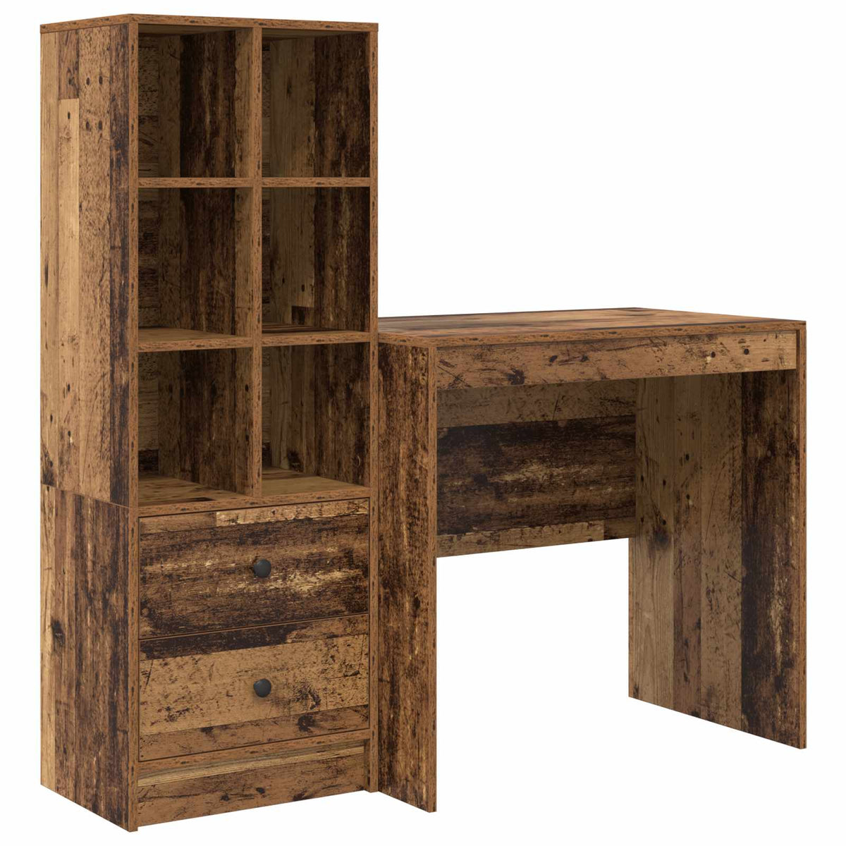 Bord Gammelt træ 125,5 x 50 x 127 cm 2 stk.