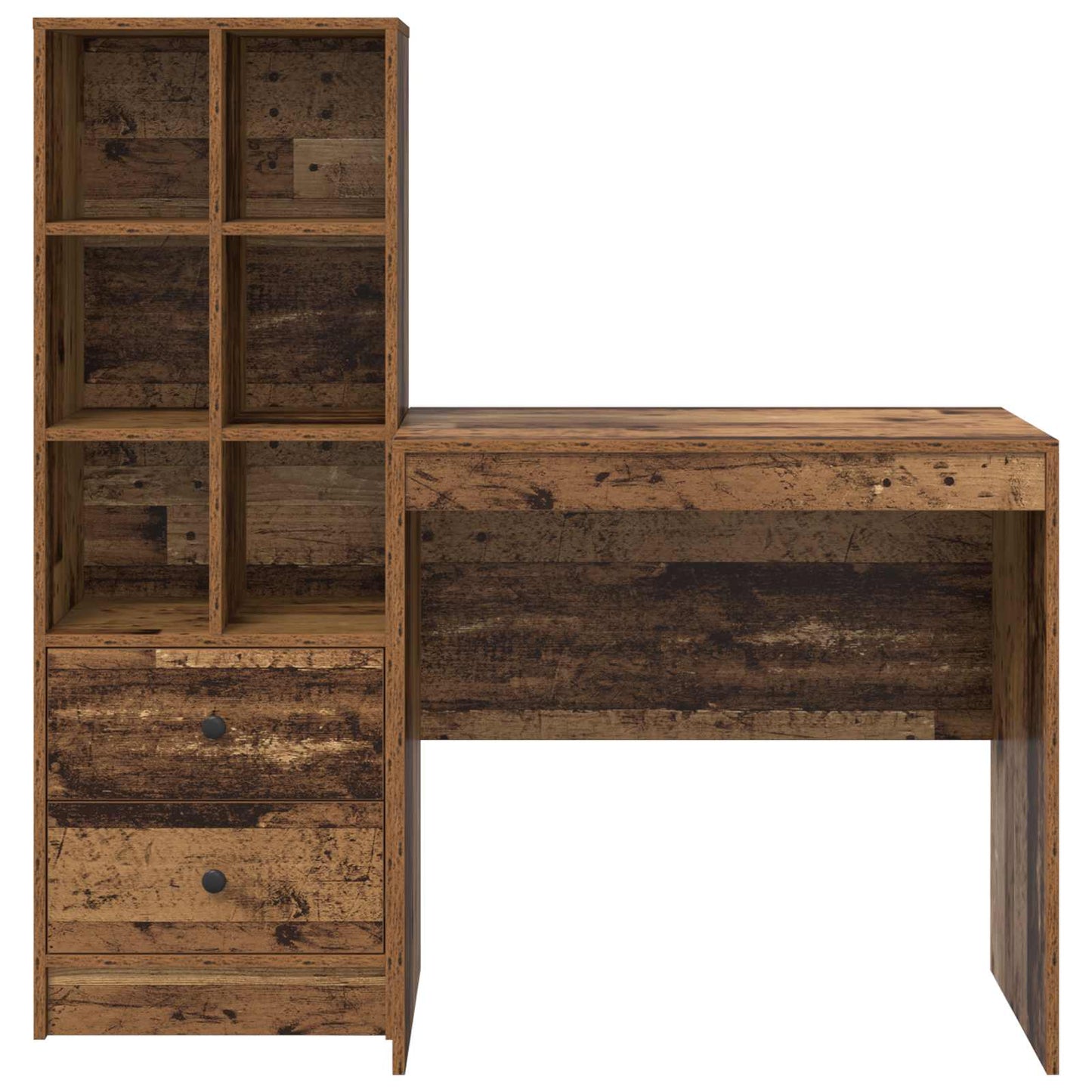 Bord Gammelt træ 125,5 x 50 x 127 cm 2 stk.