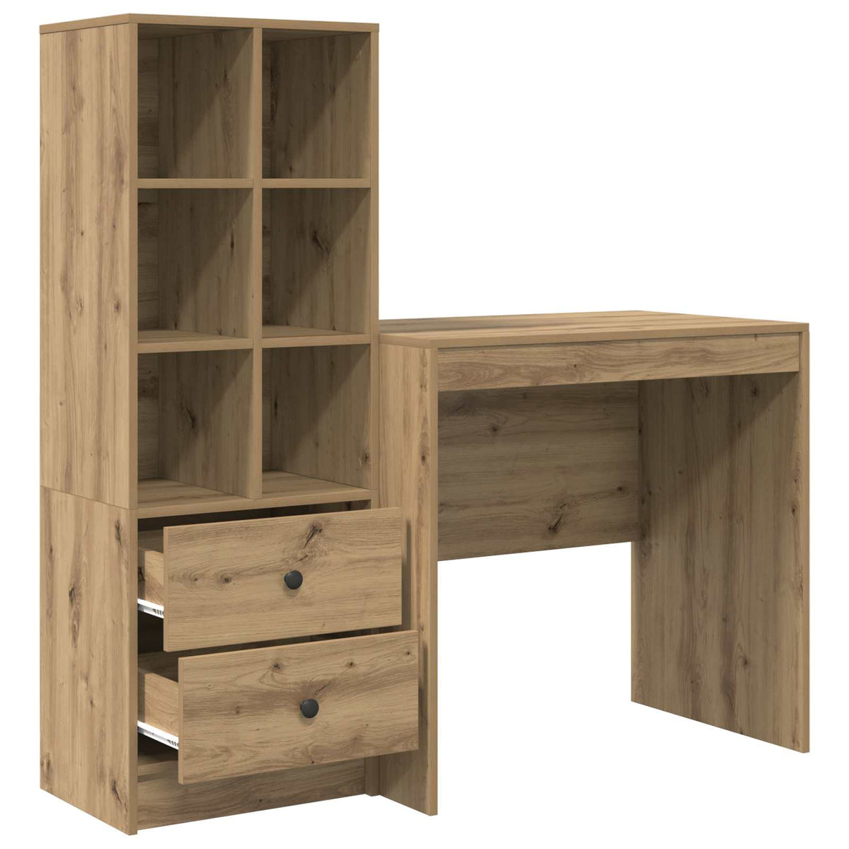 Bord Artisan Egetræ 125,5 x 50 x 127 cm 2 stk.