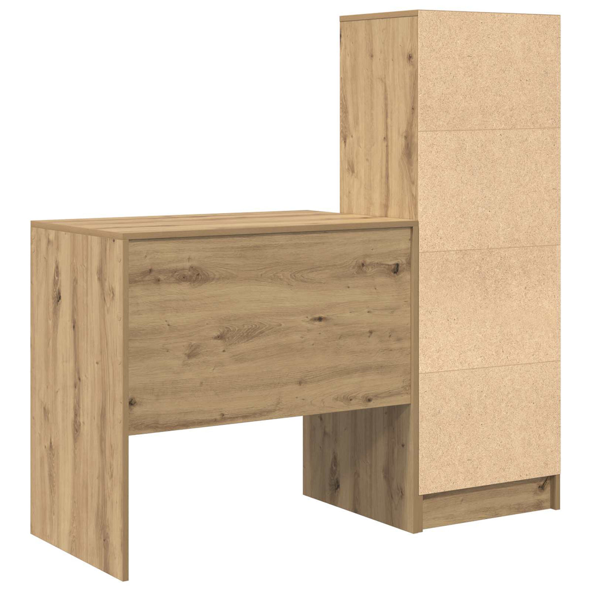 Bord Artisan Egetræ 125,5 x 50 x 127 cm 2 stk.