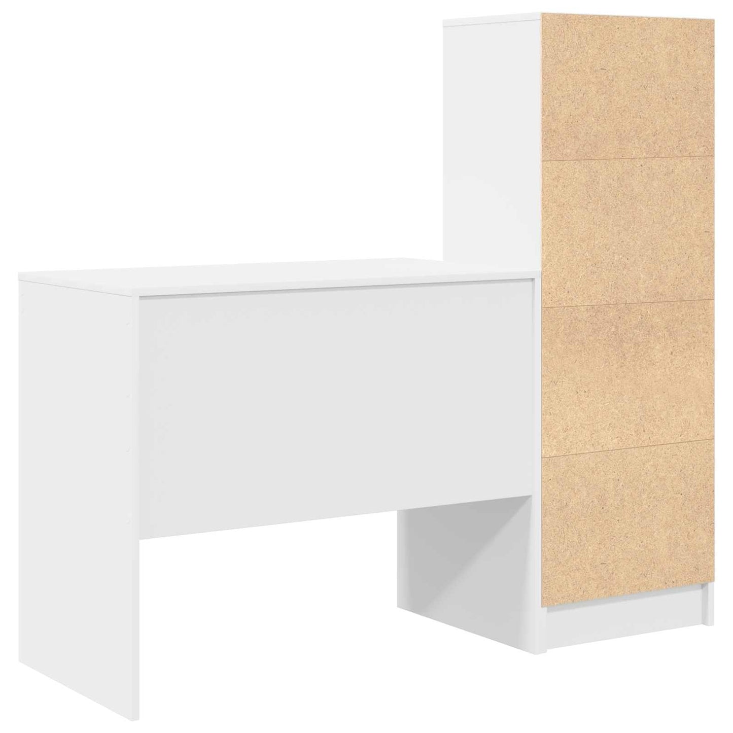 Bord Hvid 135,5 x 50 x 127 cm 2 stk.