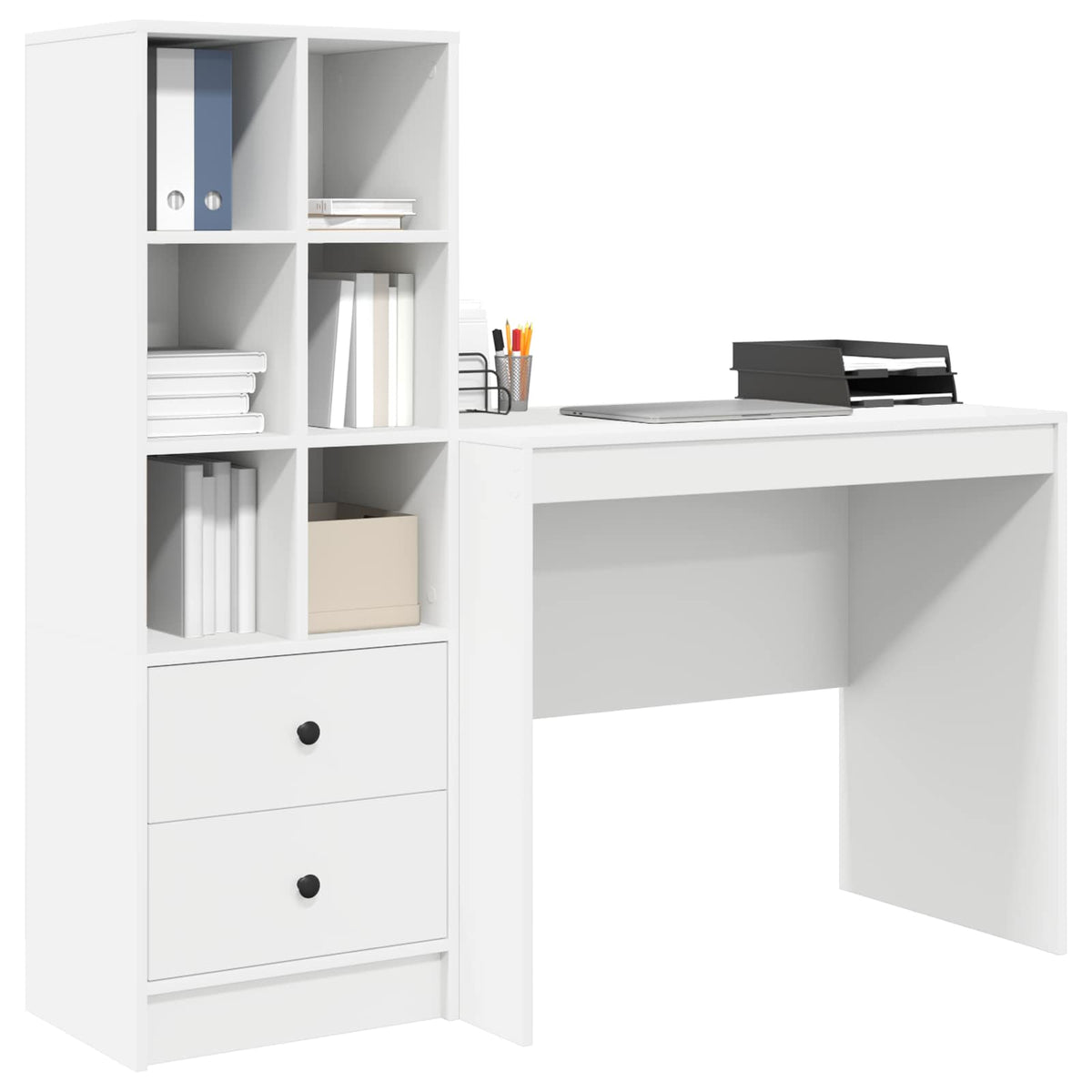 Bord Hvid 135,5 x 50 x 127 cm 2 stk.