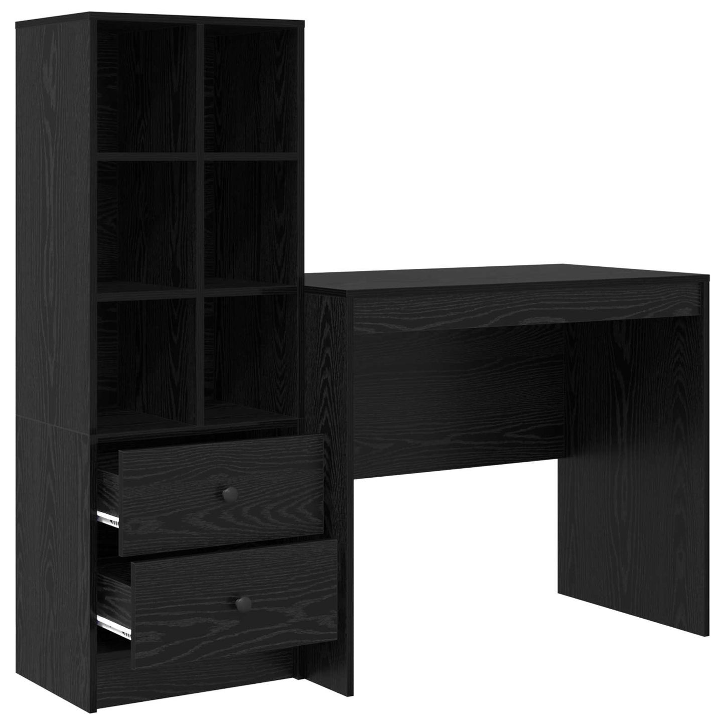 Bord Sort eg 135,5 x 50 x 127 cm 2 stk.