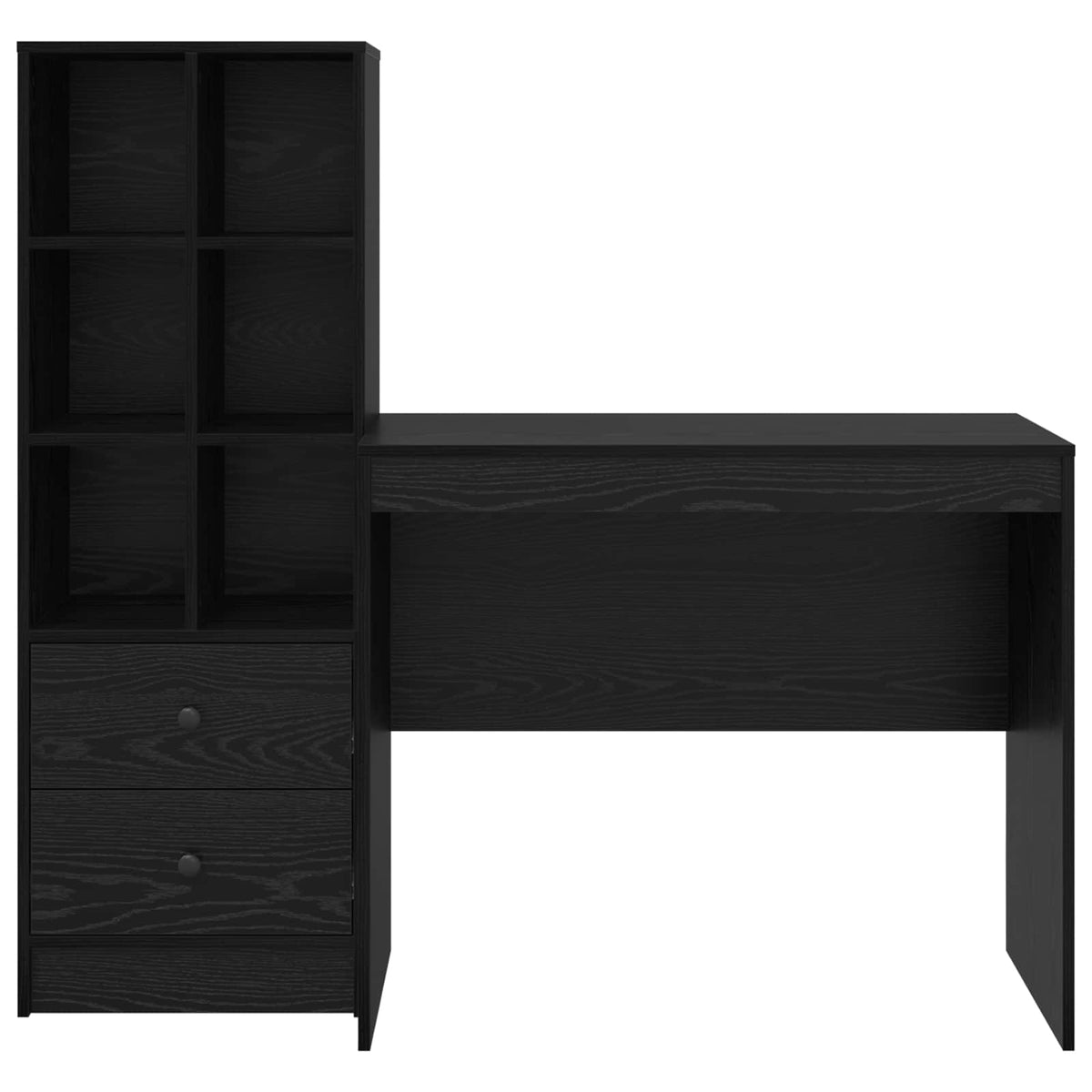 Bord Sort eg 135,5 x 50 x 127 cm 2 stk.