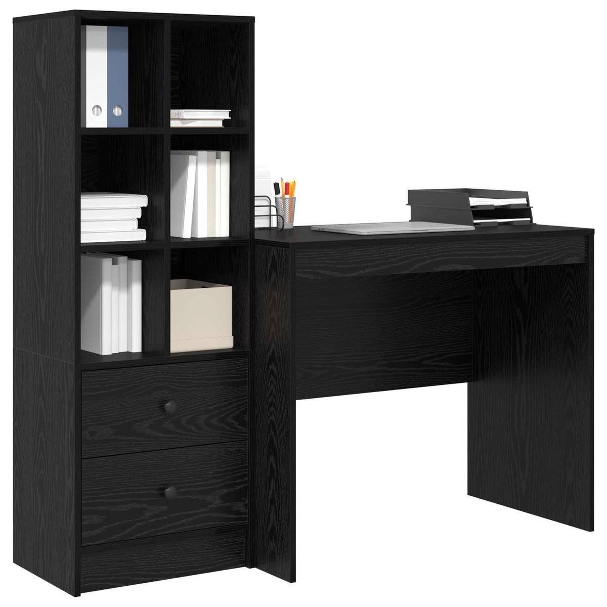 Bord Sort eg 135,5 x 50 x 127 cm 2 stk.
