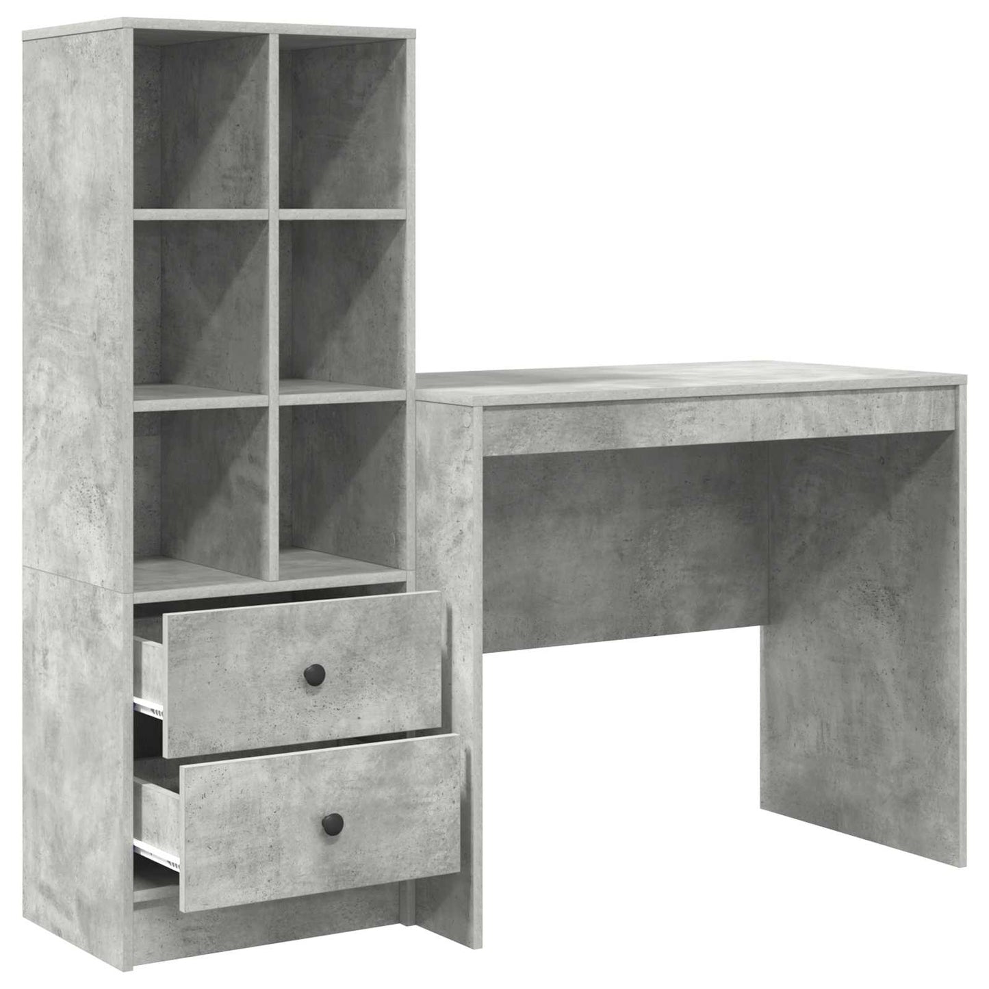 Bord Beton Grå 135,5 x 50 x 127 cm 2 stk.