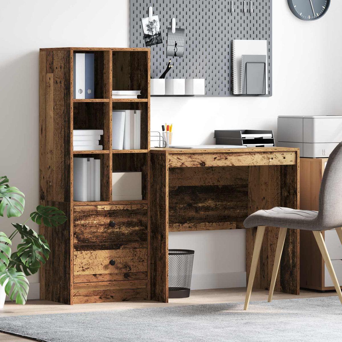 Bord Gammelt træ 135,5 x 50 x 127 cm 2 stk.