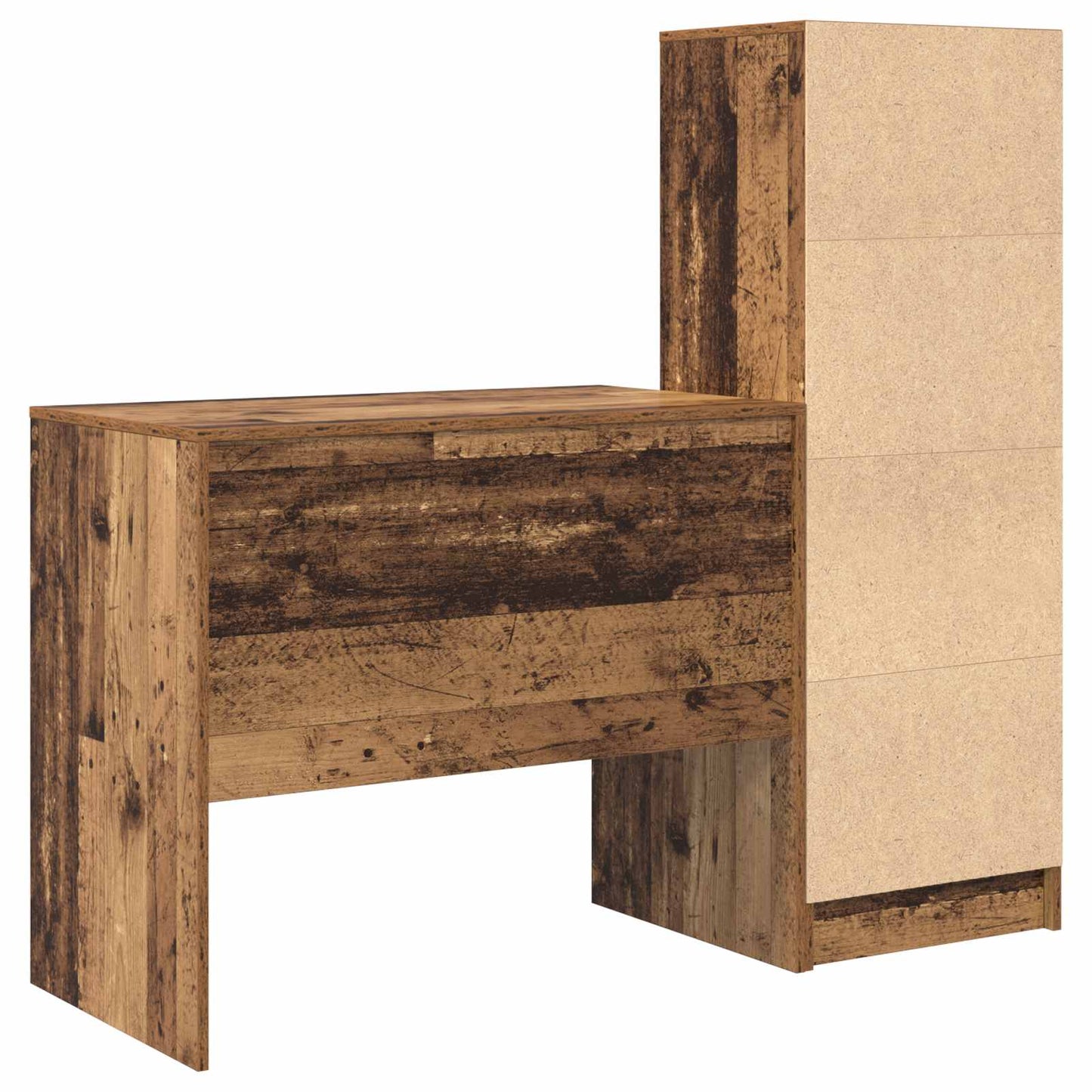 Bord Gammelt træ 135,5 x 50 x 127 cm 2 stk.
