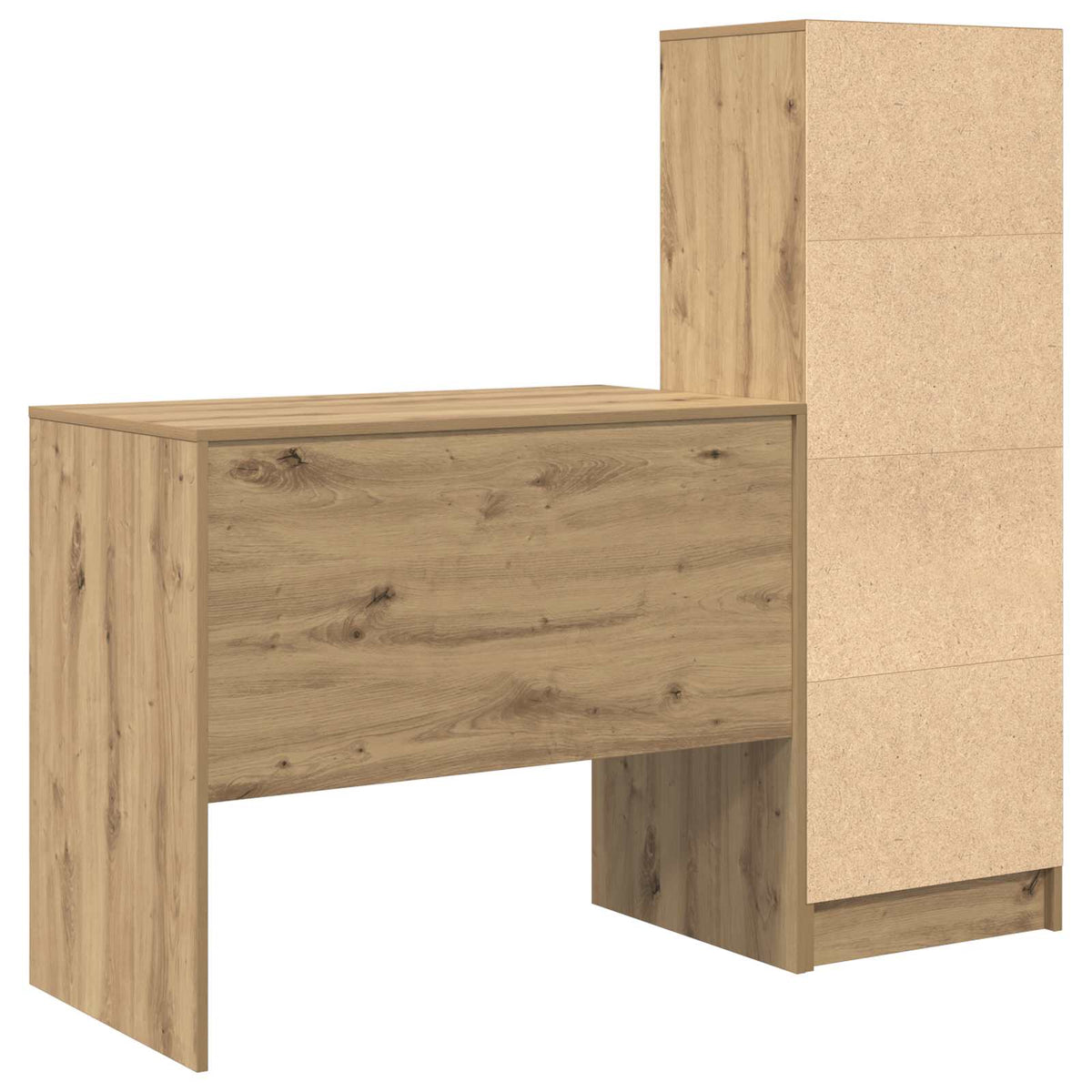 Bord Artisan Egetræ 135,5 x 50 x 127 cm 2 stk.