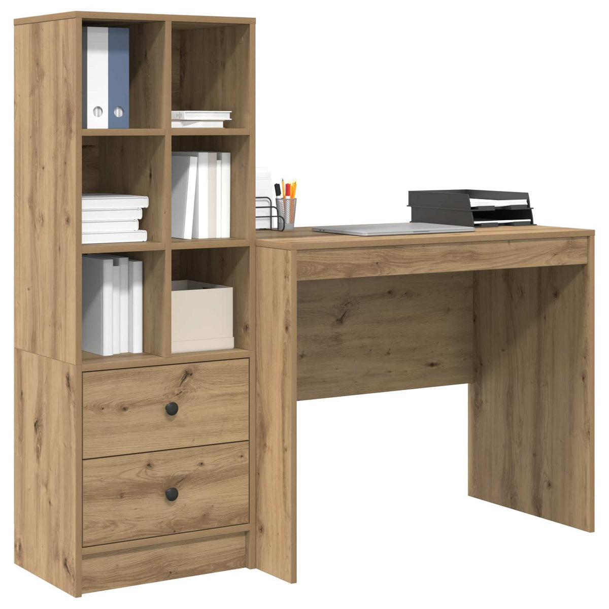 Bord Artisan Egetræ 135,5 x 50 x 127 cm 2 stk.