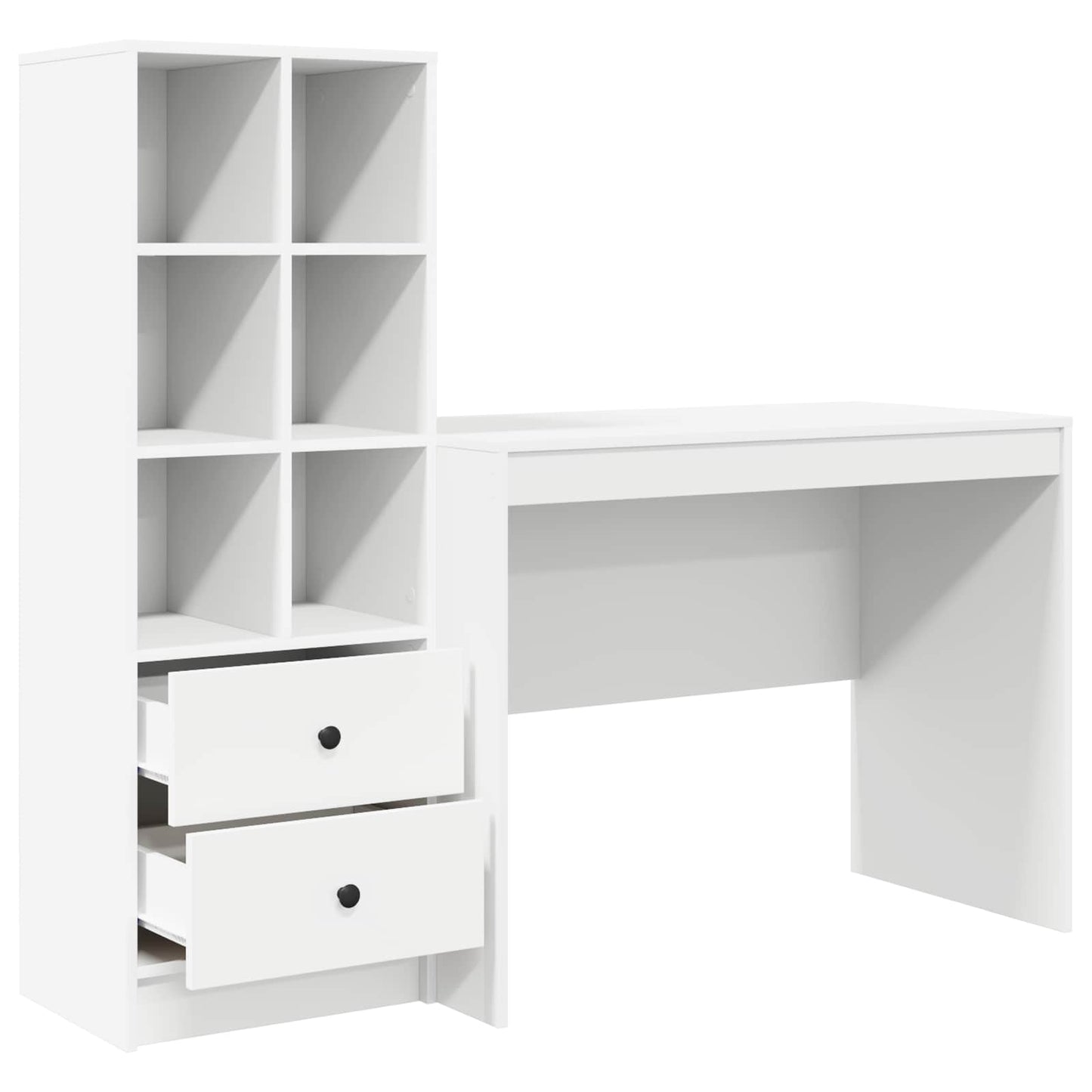 Bord Hvid 145.5 x 50 x 127 cm 2 stk.