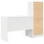 Bord Hvid 145.5 x 50 x 127 cm 2 stk.