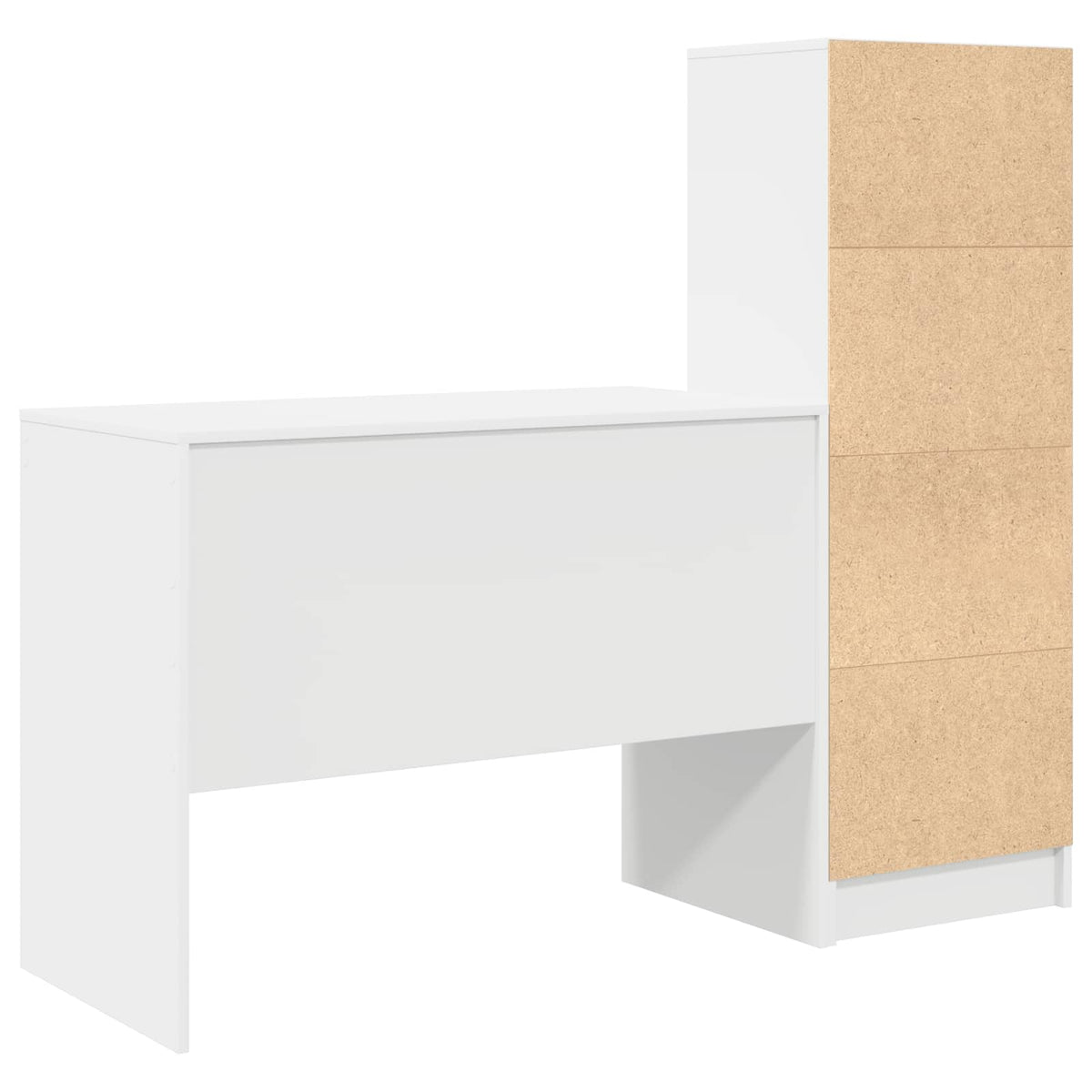 Bord Hvid 145.5 x 50 x 127 cm 2 stk.