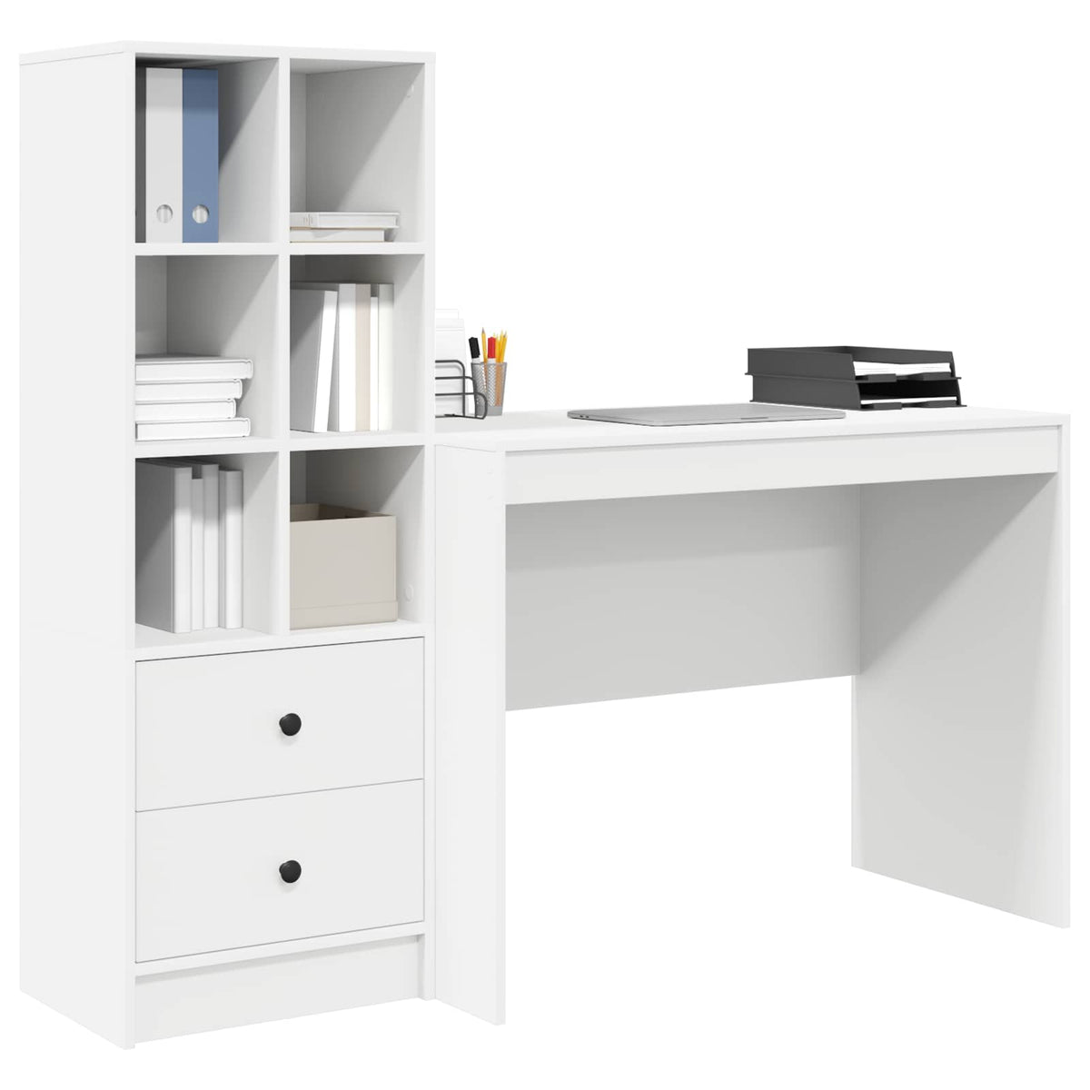 Bord Hvid 145.5 x 50 x 127 cm 2 stk.