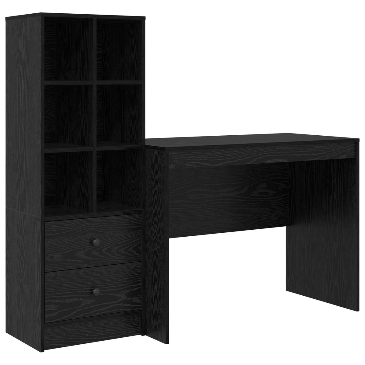 Bord Sort eg 145.5 x 50 x 127 cm 2 stk.
