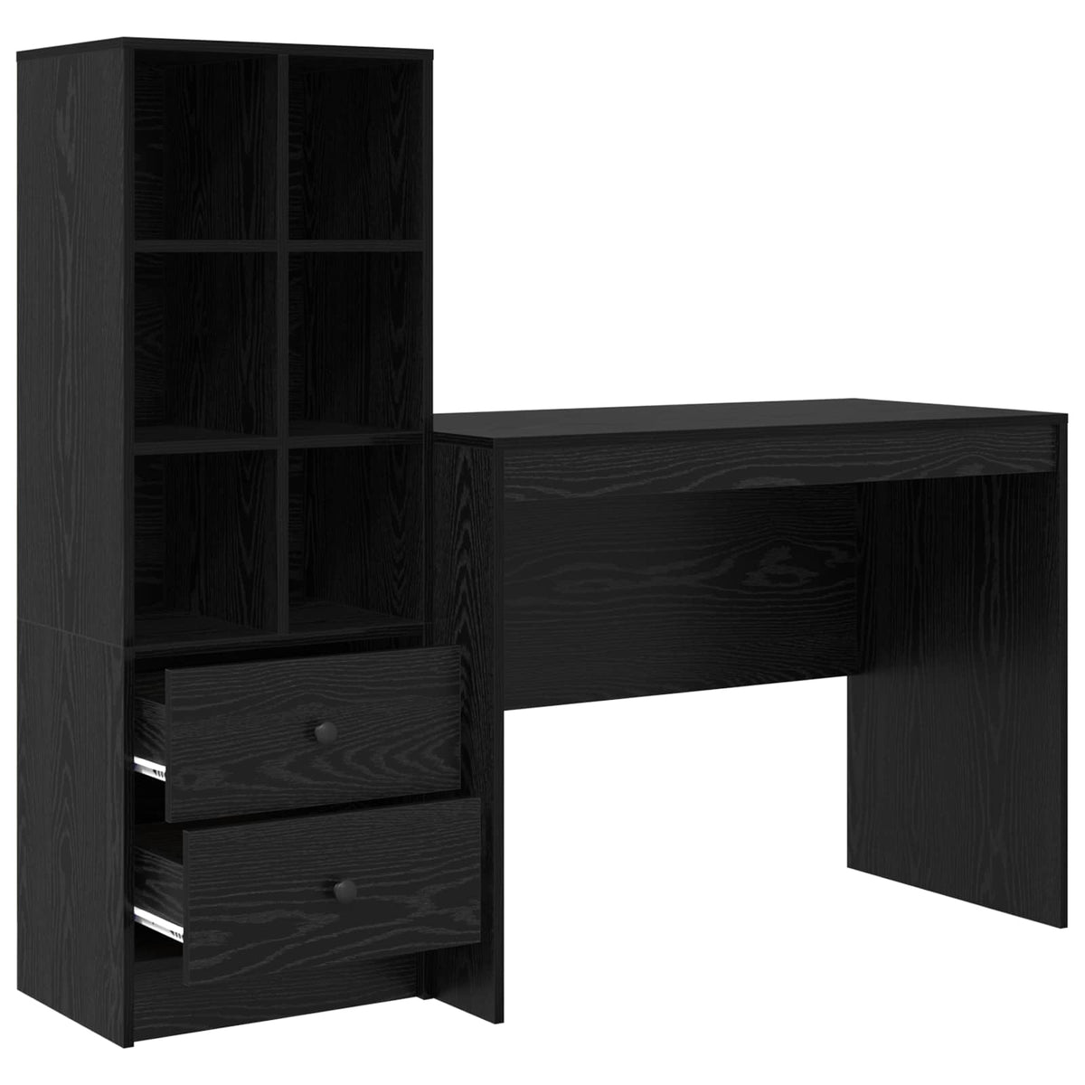 Bord Sort eg 145.5 x 50 x 127 cm 2 stk.