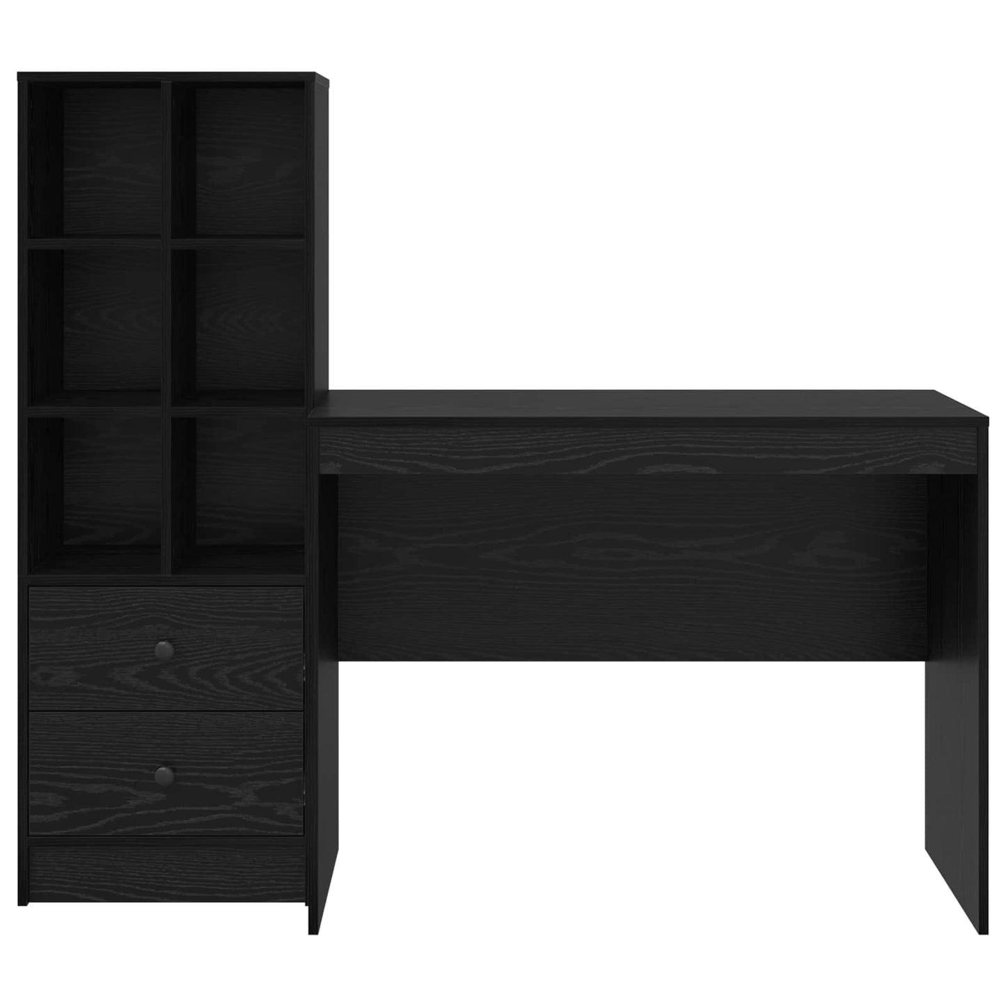 Bord Sort eg 145.5 x 50 x 127 cm 2 stk.