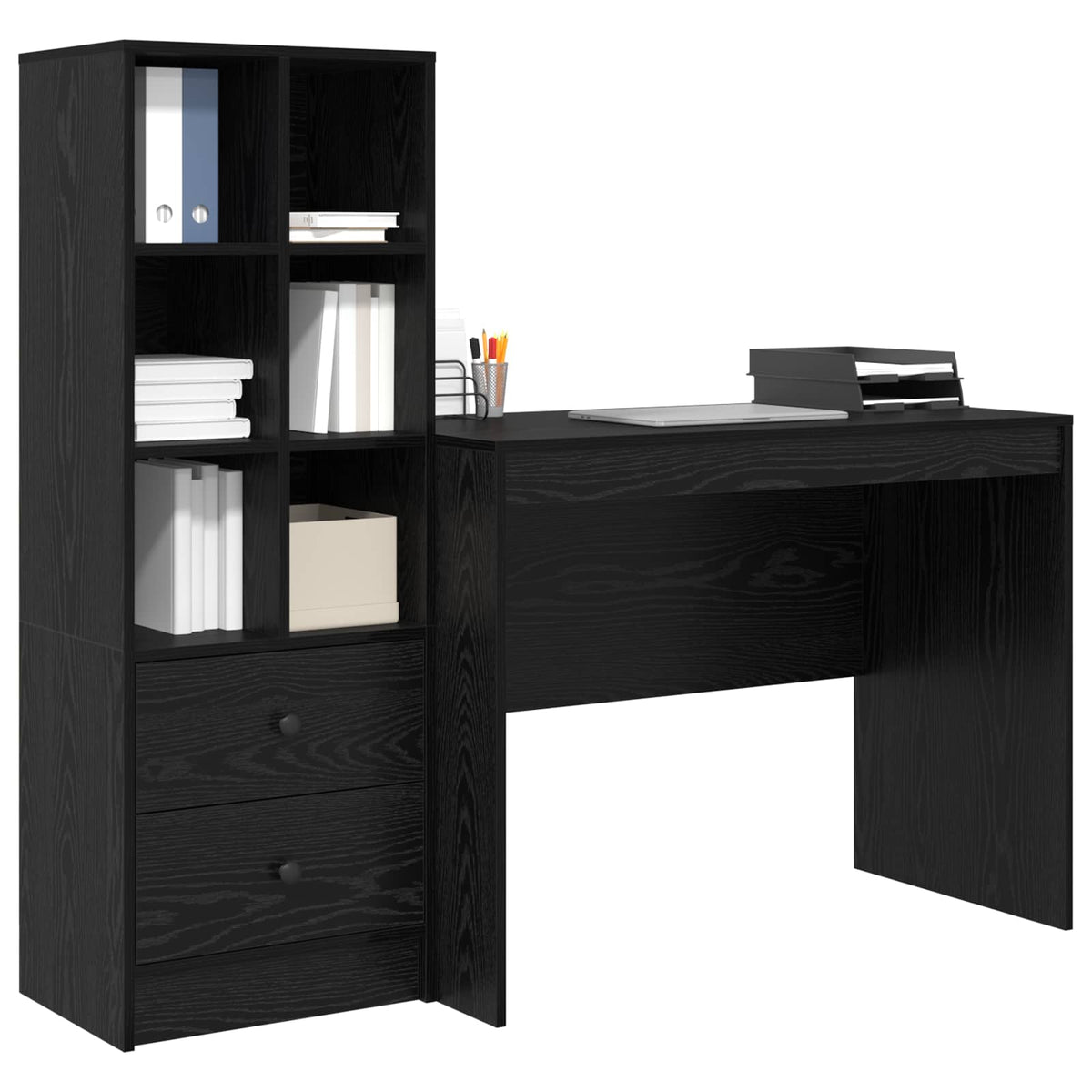 Bord Sort eg 145.5 x 50 x 127 cm 2 stk.