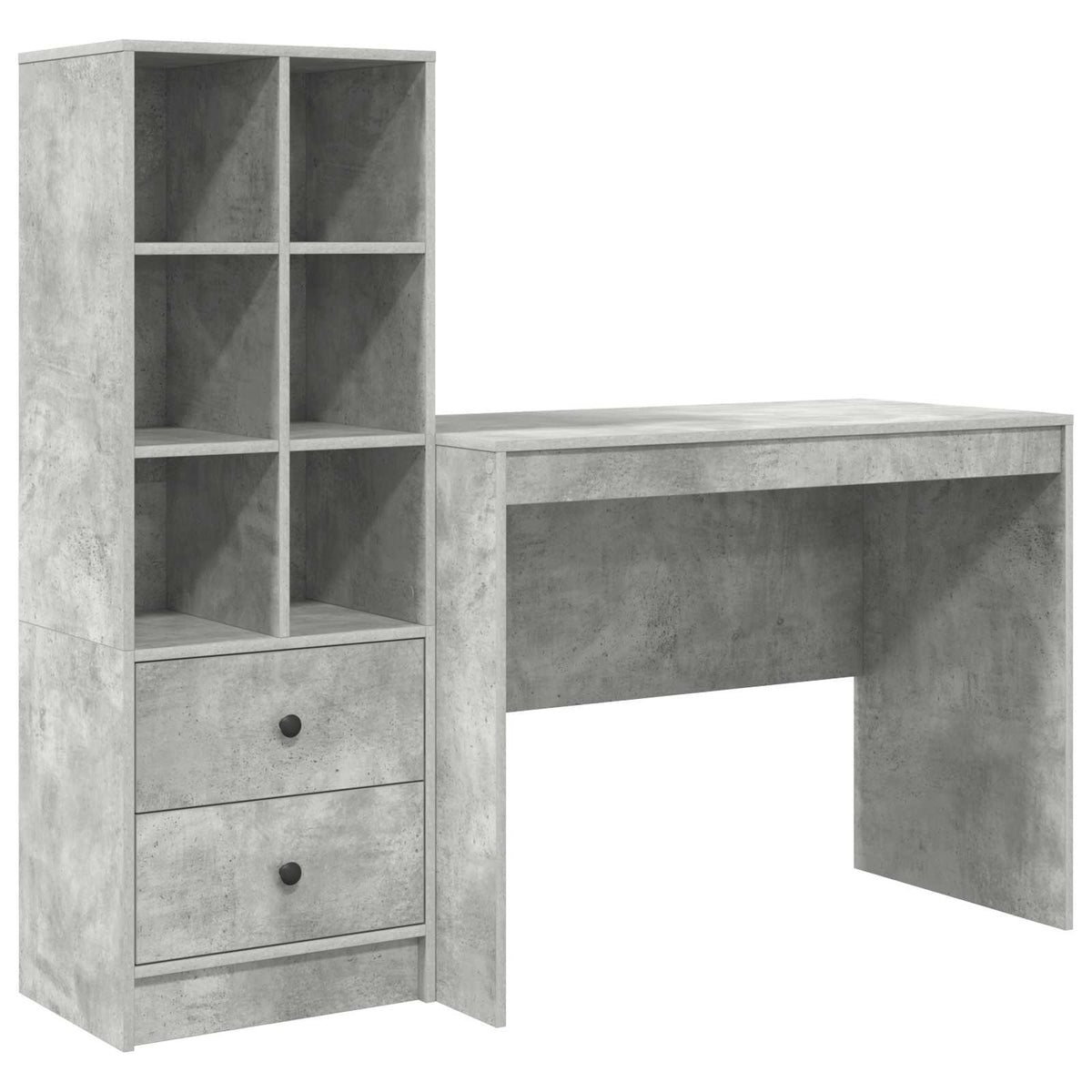 Bord Beton Grå 145.5 x 50 x 127 cm 2 stk.
