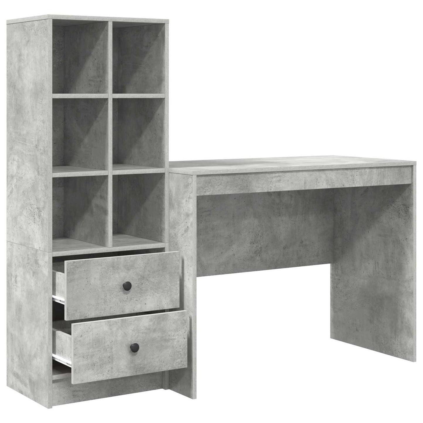 Bord Beton Grå 145.5 x 50 x 127 cm 2 stk.