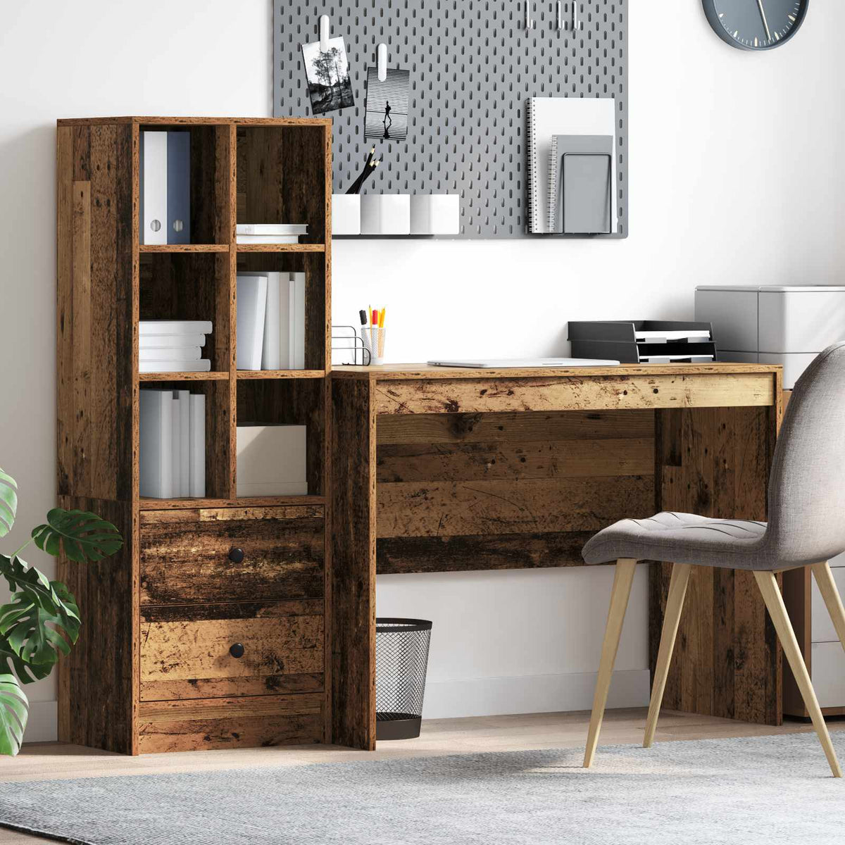 Bord Gammelt træ 145.5 x 50 x 127 cm 2 stk.