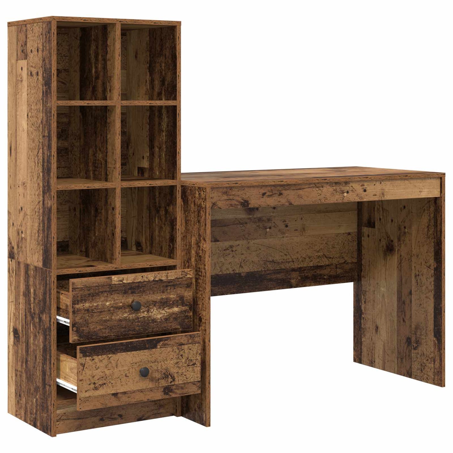 Bord Gammelt træ 145.5 x 50 x 127 cm 2 stk.