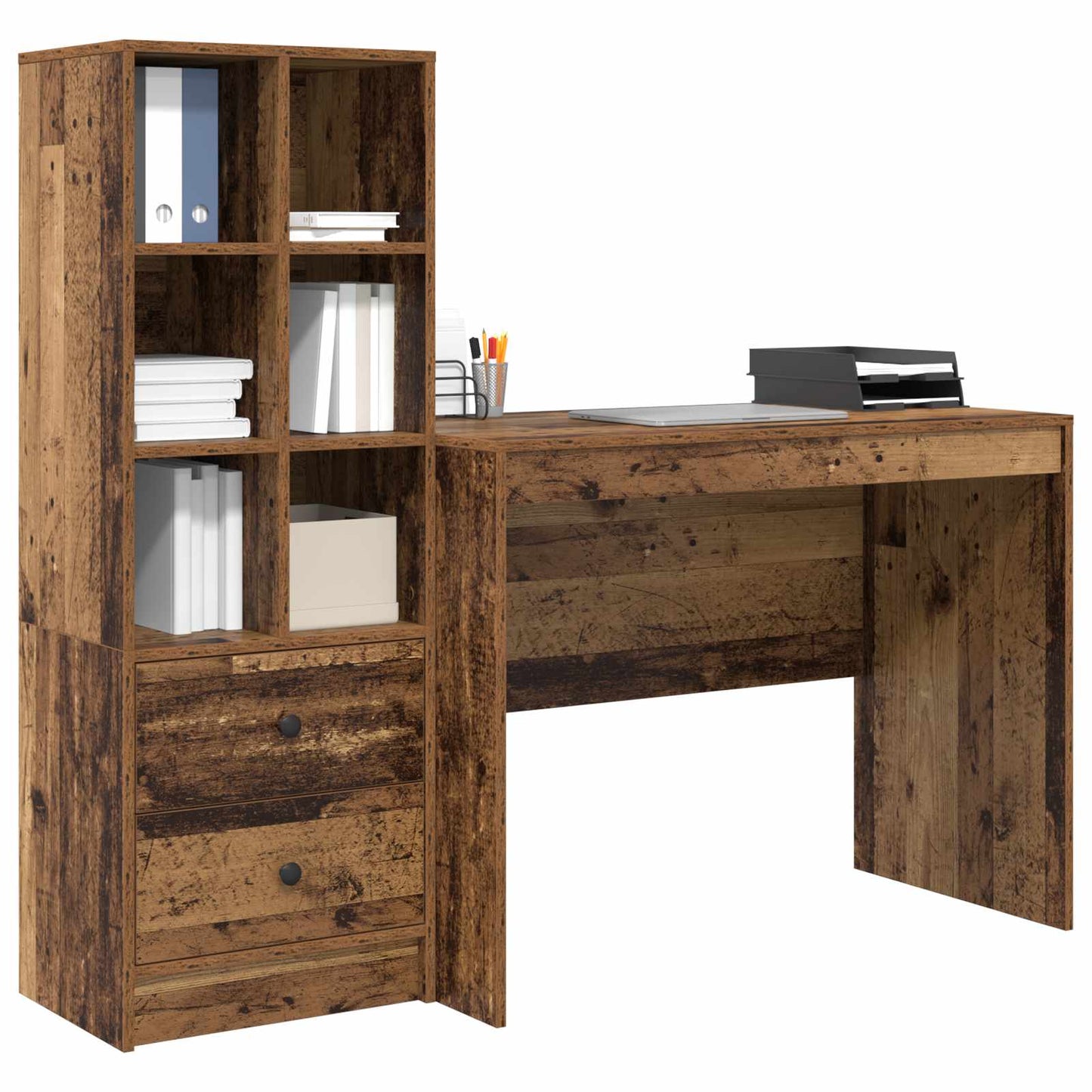 Bord Gammelt træ 145.5 x 50 x 127 cm 2 stk.